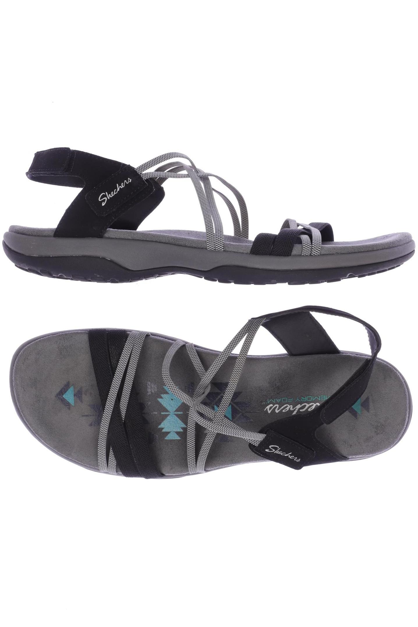 

Skechers Damen Sandale, grau, Gr. 10