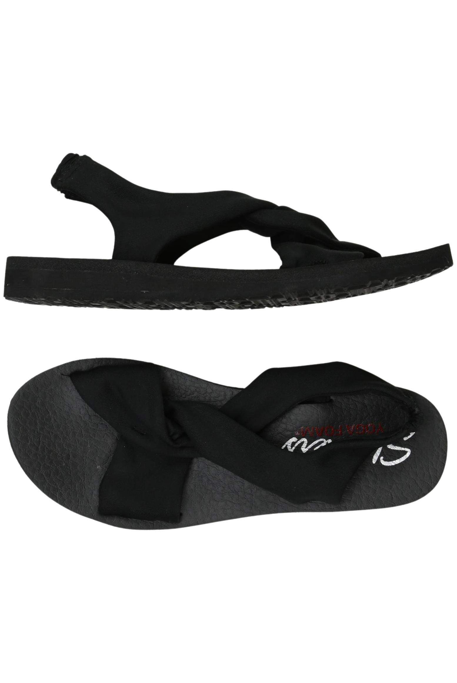 

Skechers Damen Sandale, schwarz, Gr. 9