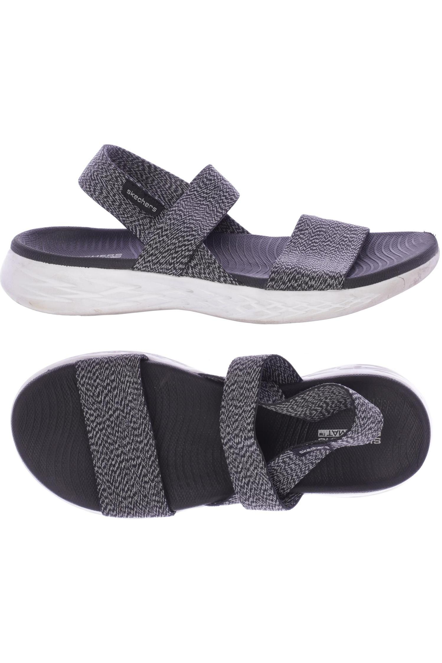 

Skechers Damen Sandale, grau, Gr. 6