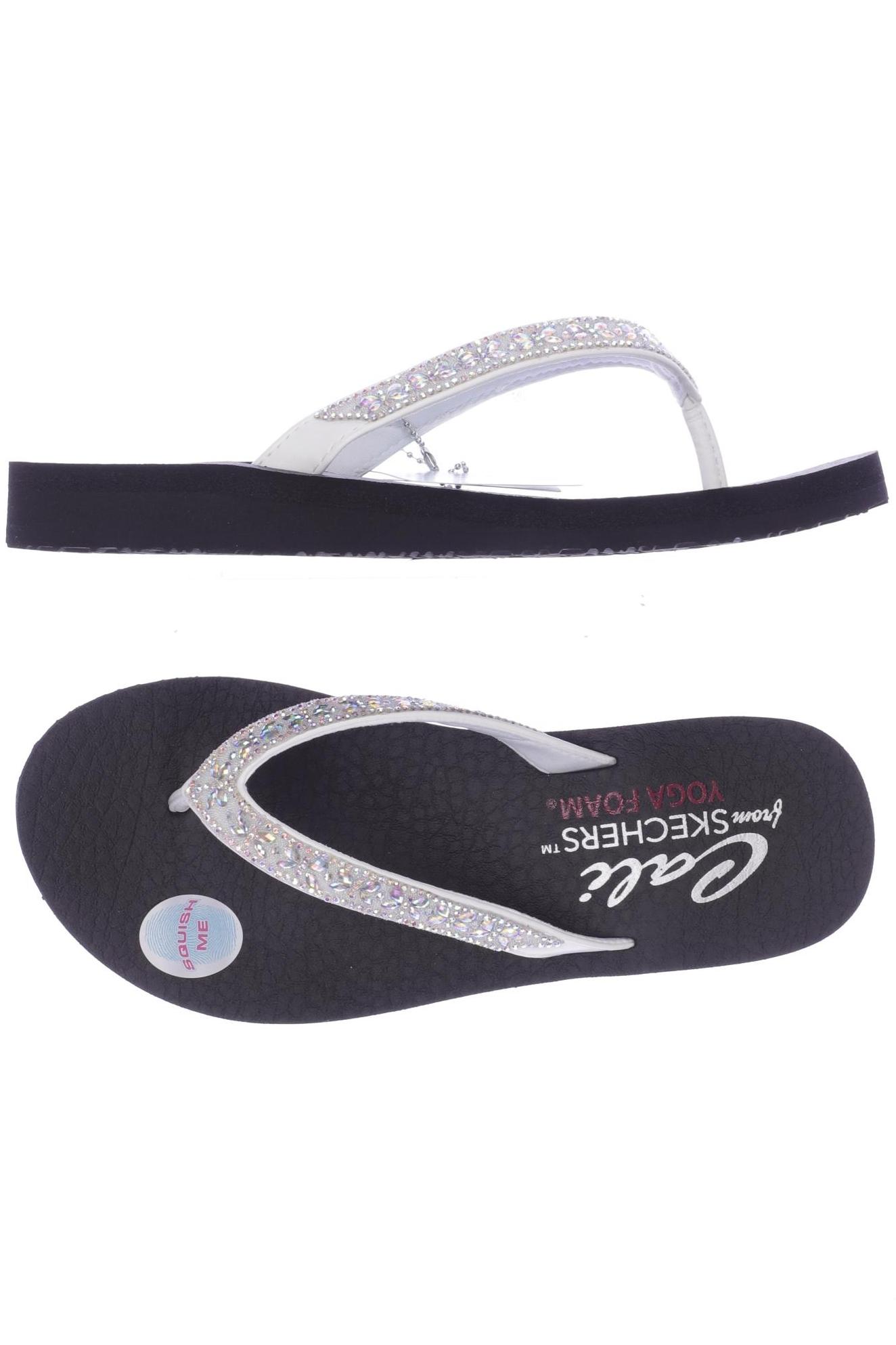 

Skechers Damen Sandale, weiß, Gr. 37