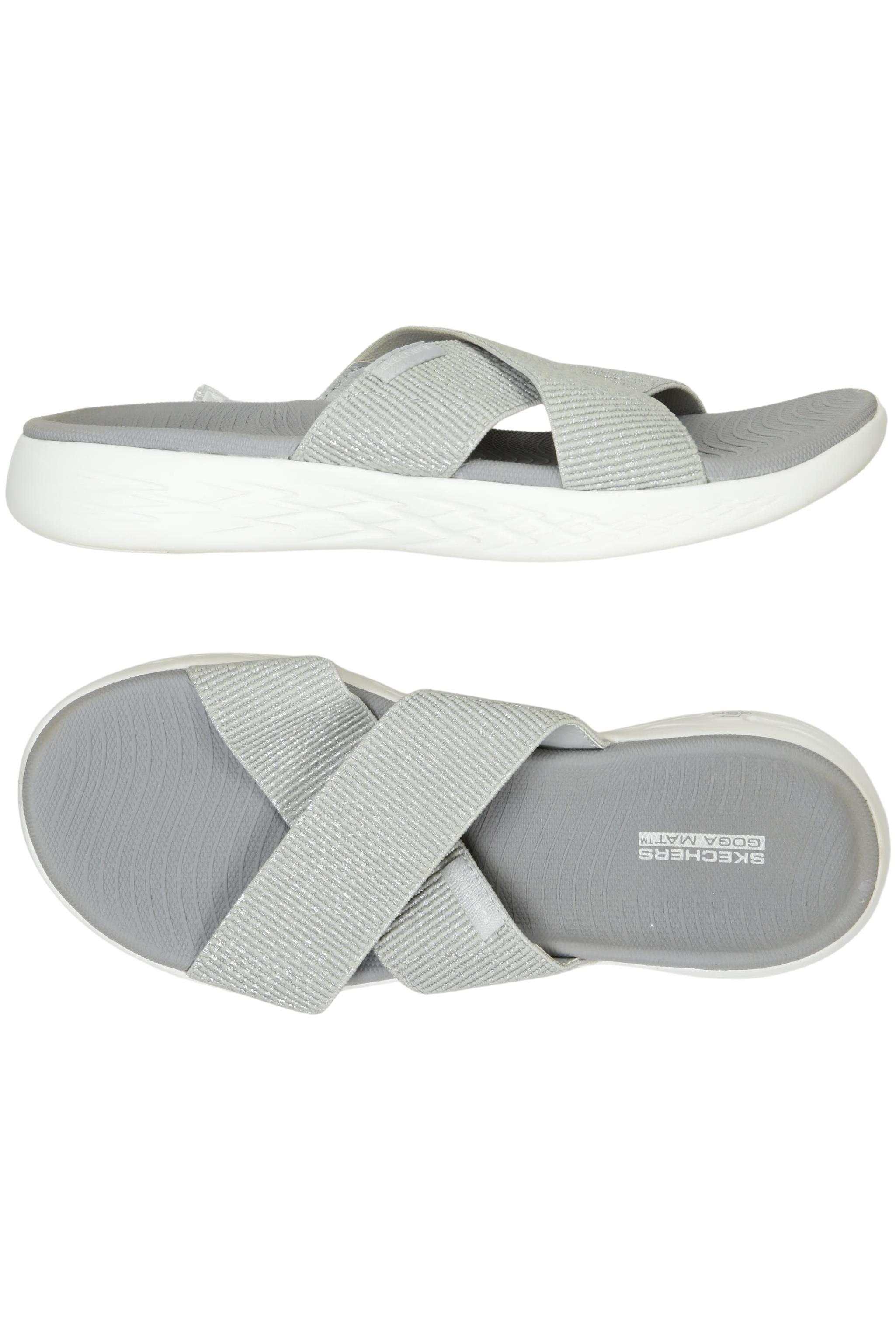 

Skechers Damen Sandale, grau, Gr. 39