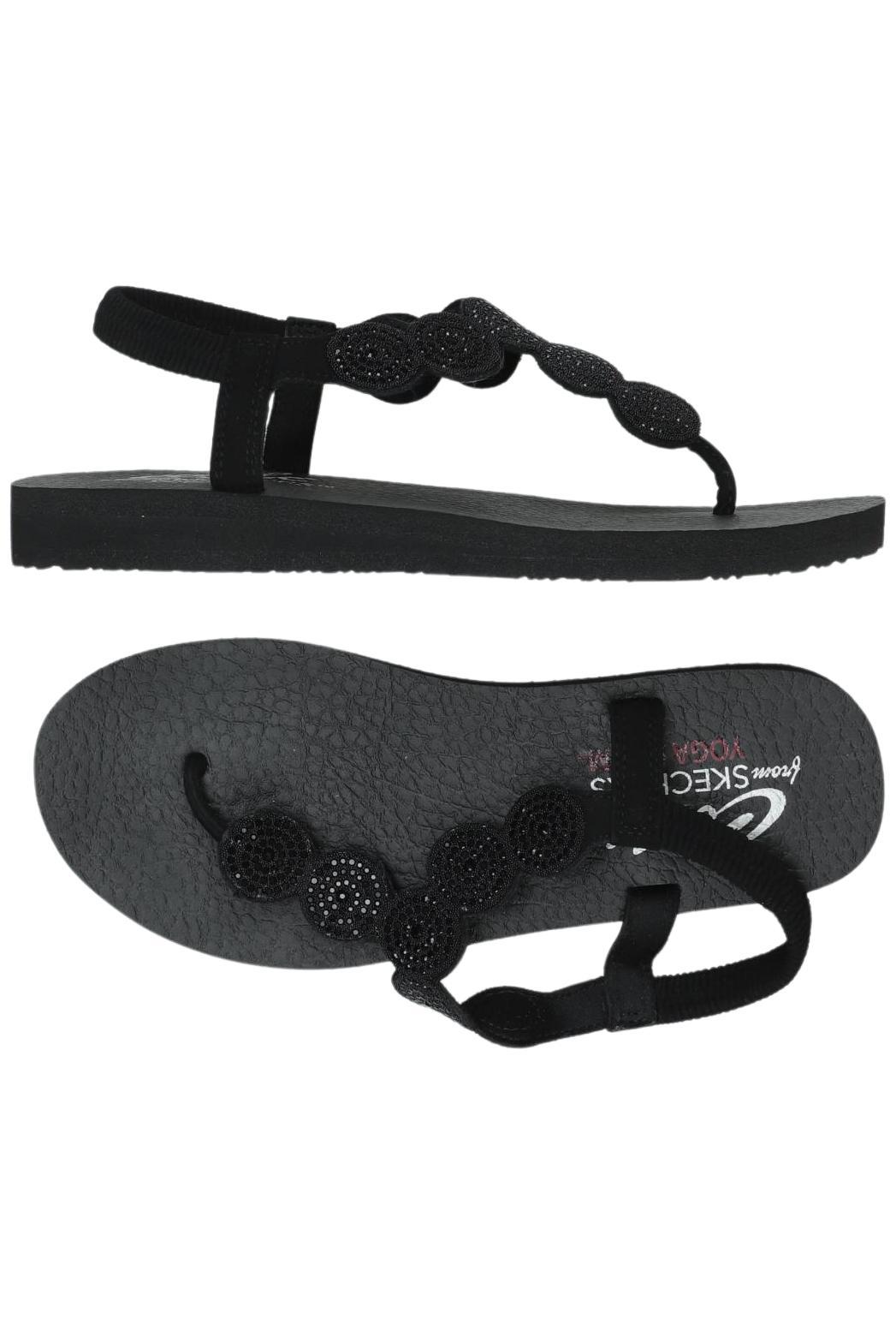 

Skechers Damen Sandale, schwarz, Gr. 38