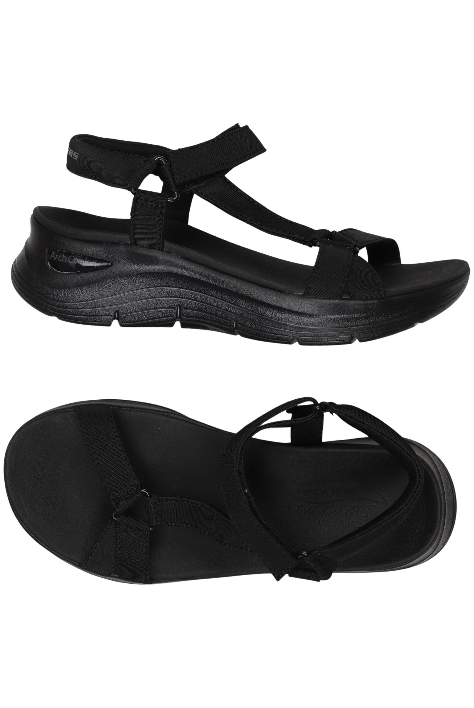 

Skechers Damen Sandale, schwarz, Gr. 37