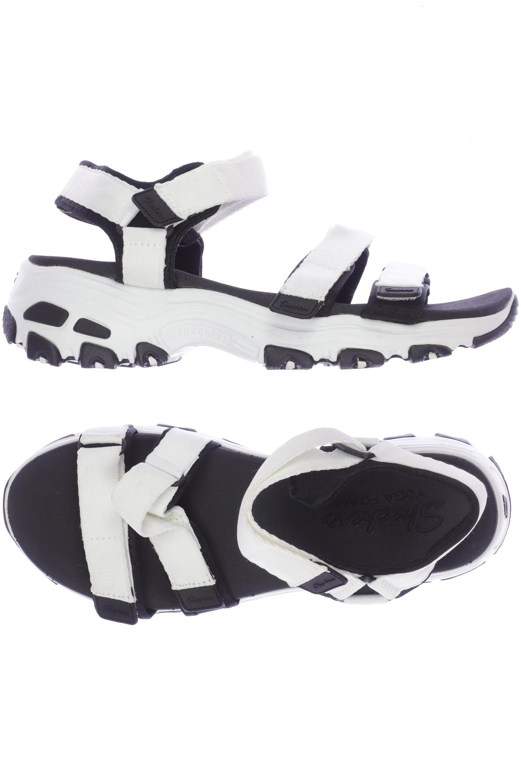

Skechers Damen Sandale, weiß, Gr. 40