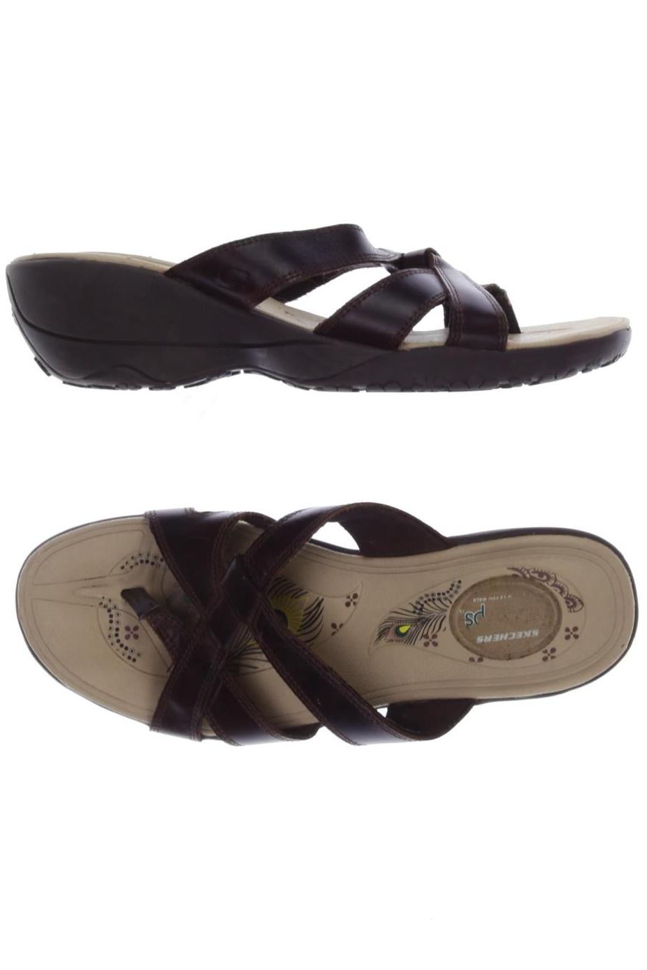 

Skechers Damen Sandale, braun, Gr. 38
