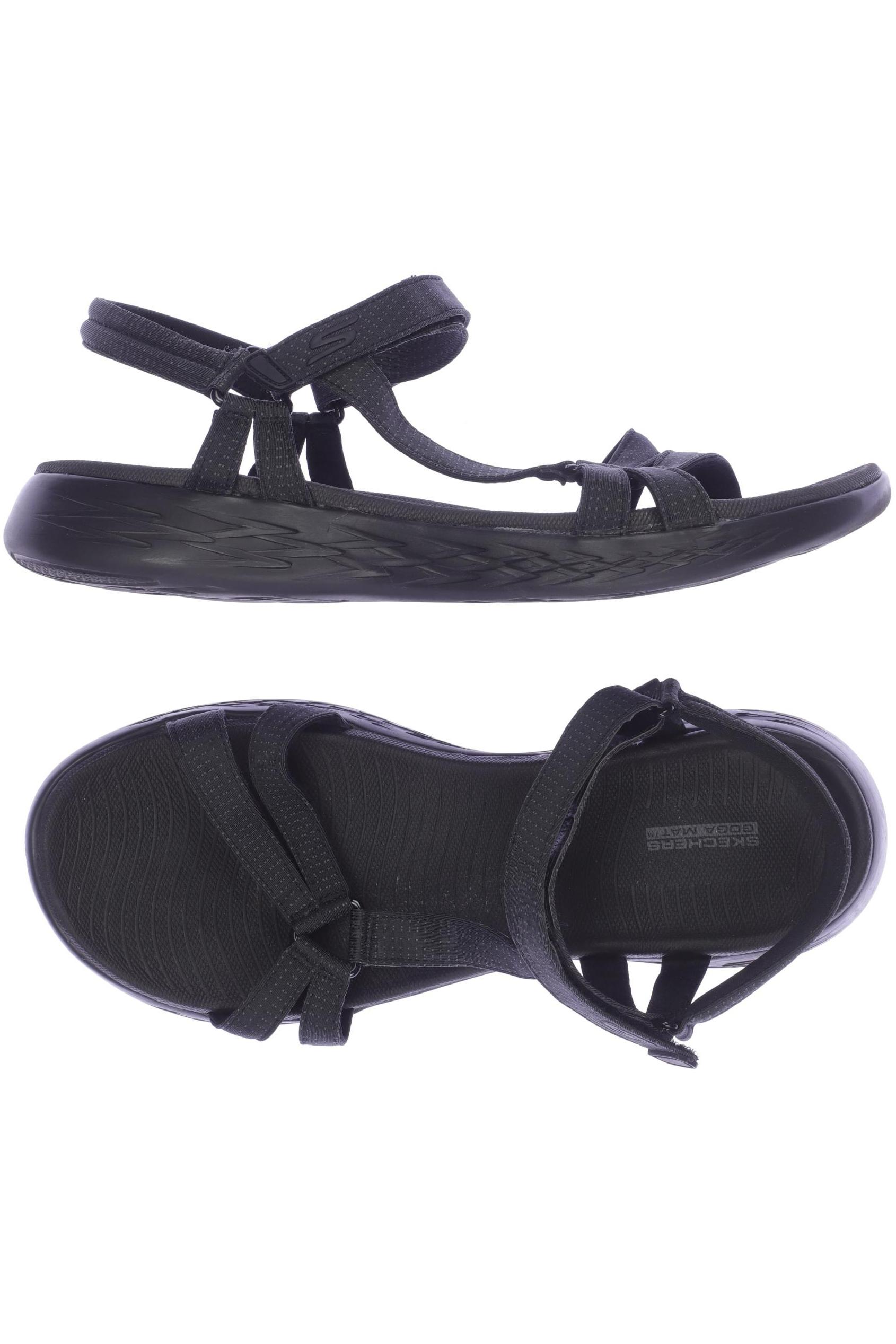 

Skechers Damen Sandale, schwarz, Gr. 42