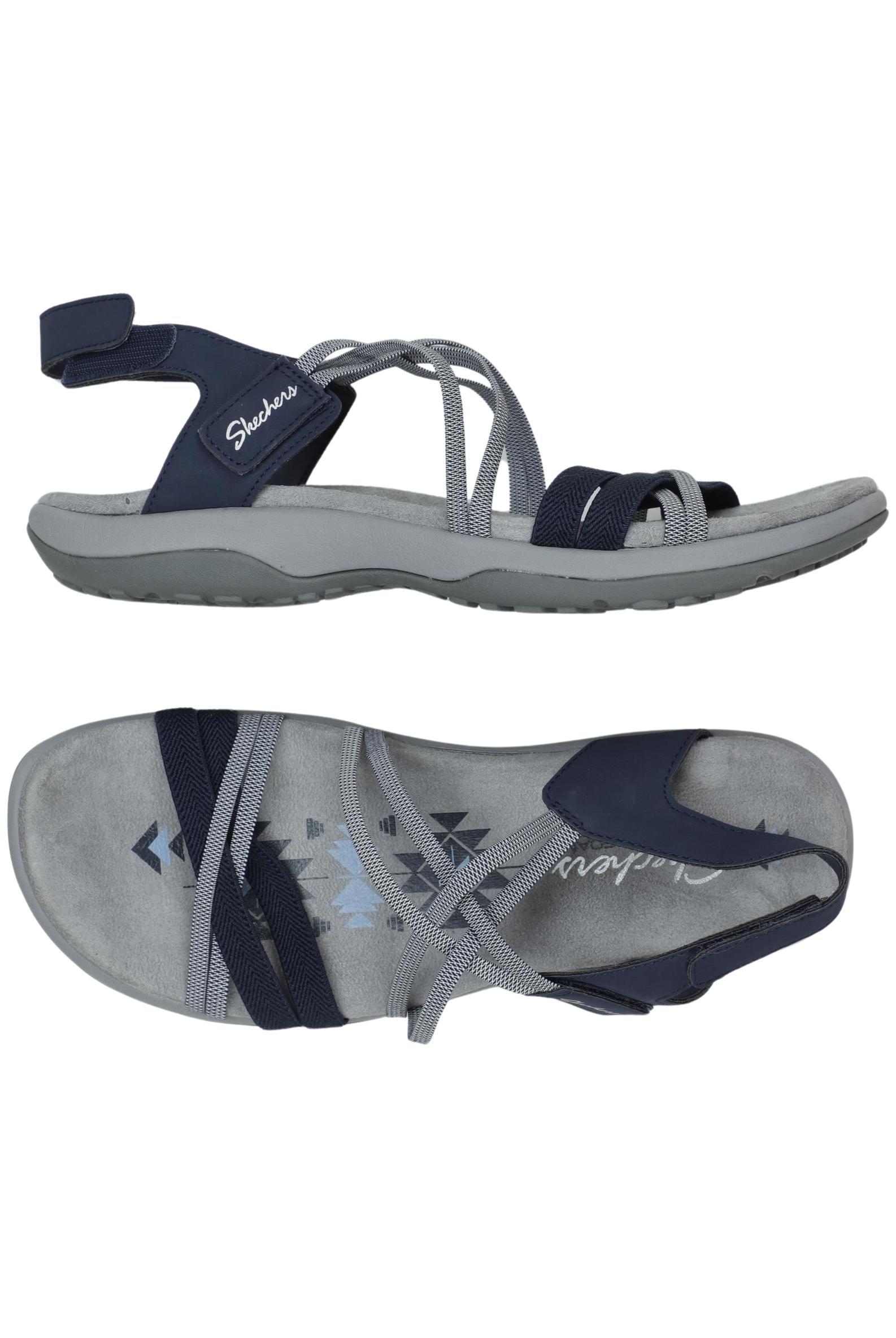 

Skechers Damen Sandale, grau, Gr. 38
