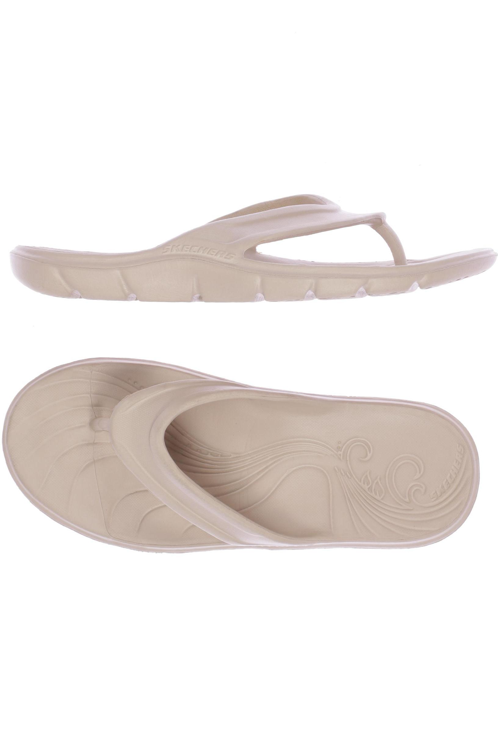 

Skechers Damen Sandale, beige, Gr. 8