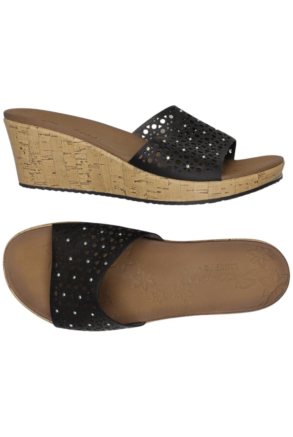 

Skechers Damen Sandale, schwarz, Gr. 38