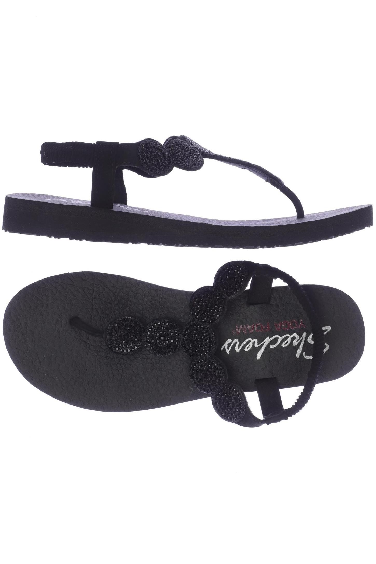 

Skechers Damen Sandale, schwarz, Gr. 39