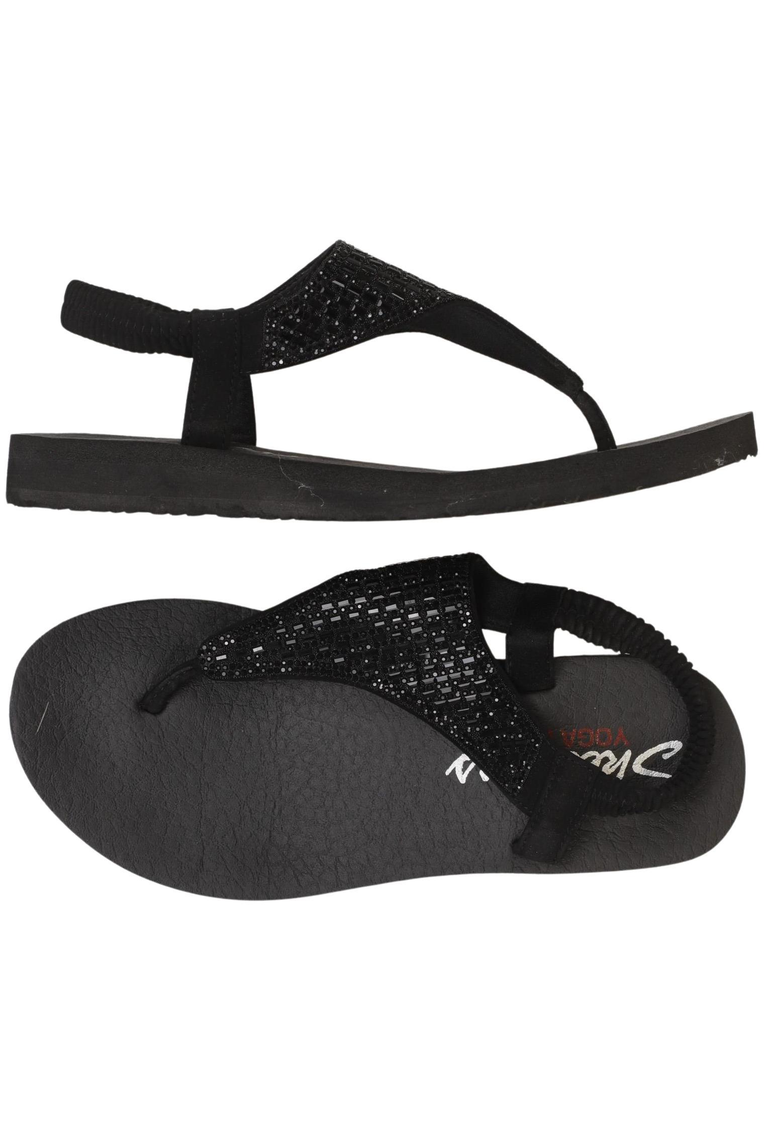 

Skechers Damen Sandale, schwarz, Gr. 37