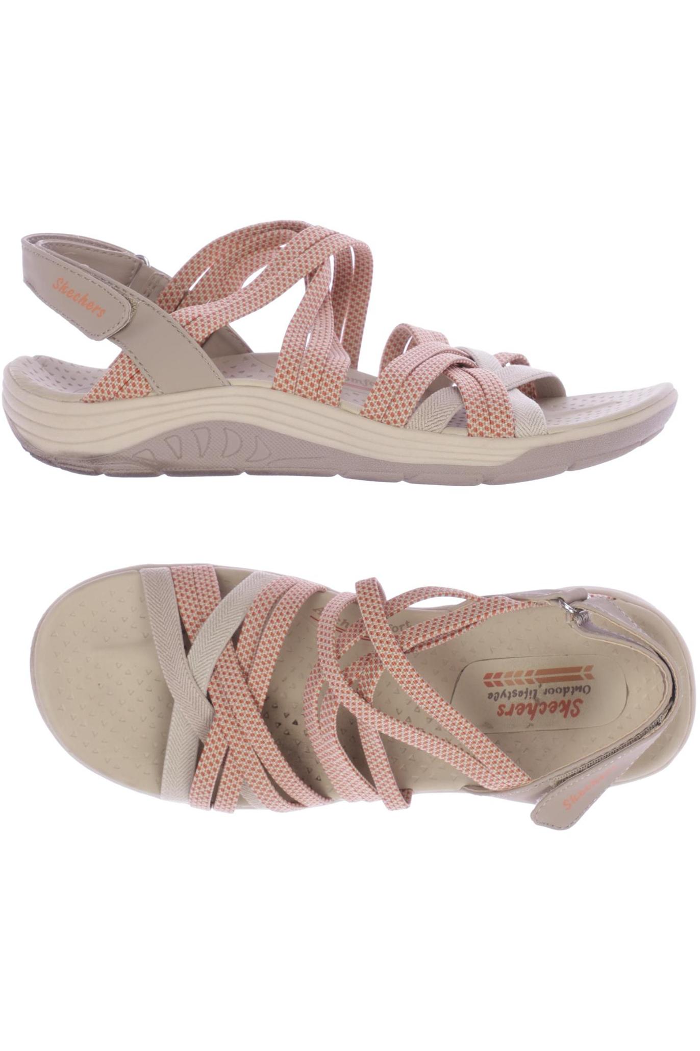 

Skechers Damen Sandale, beige, Gr. 38