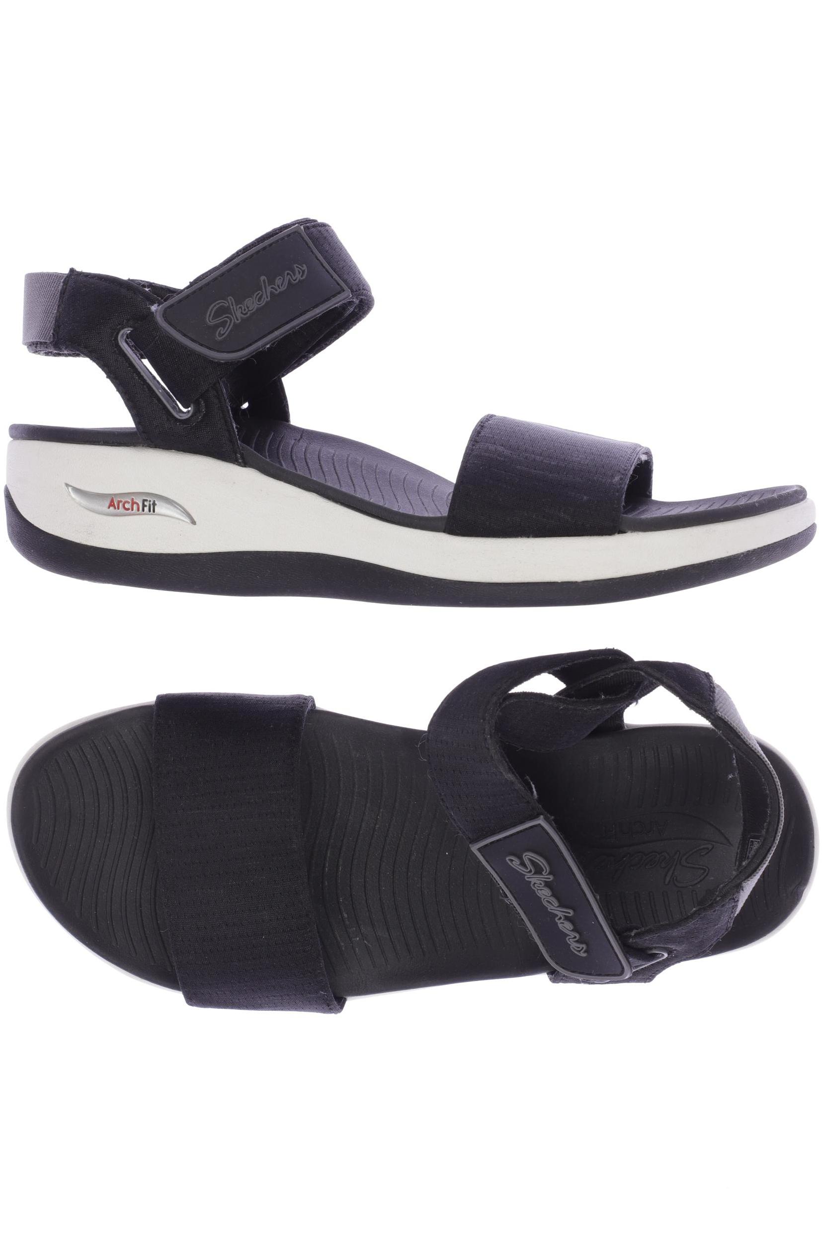 

Skechers Damen Sandale, schwarz, Gr. 38