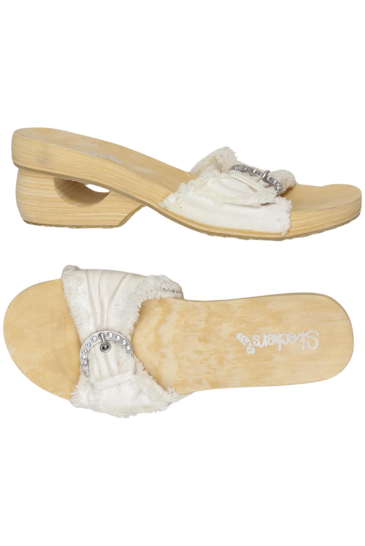 

Skechers Damen Sandale, weiß, Gr. 40