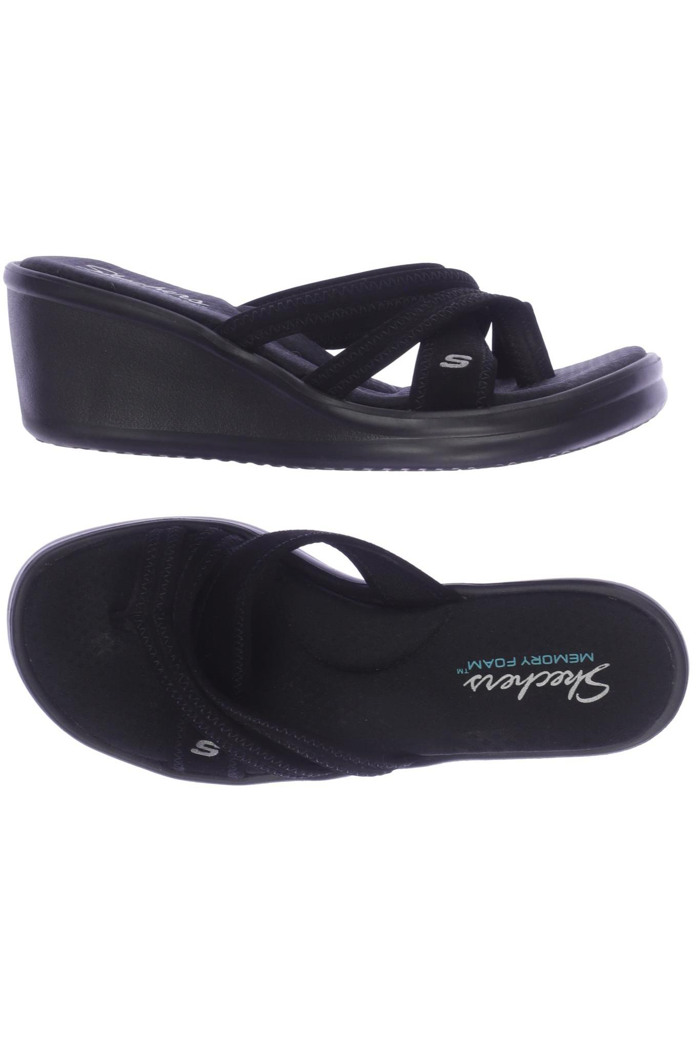 

Skechers Damen Sandale, schwarz, Gr. 9
