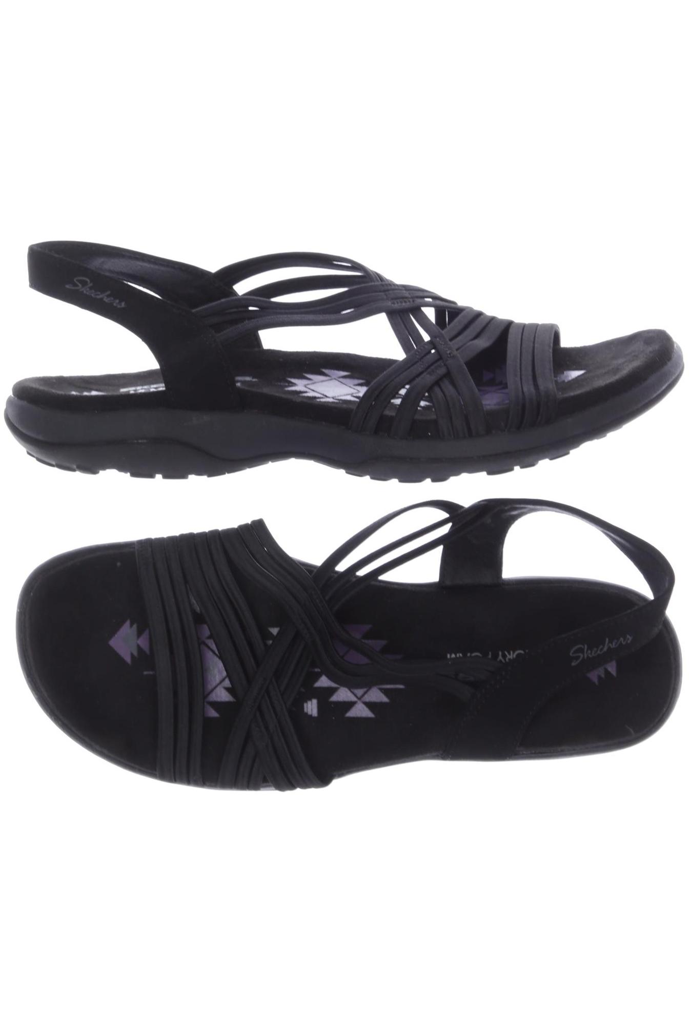 

Skechers Damen Sandale, schwarz, Gr. 38