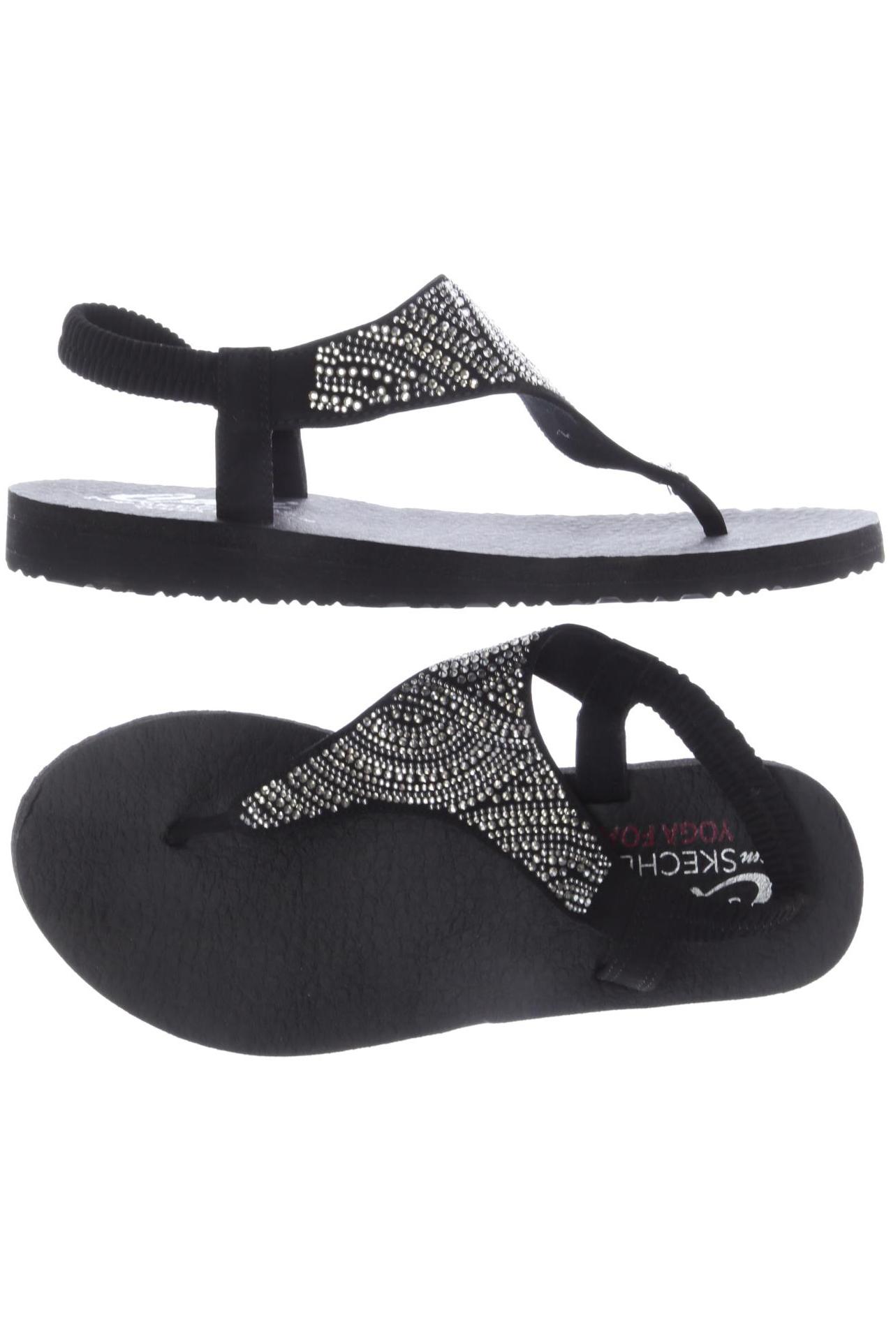 

Skechers Damen Sandale, schwarz, Gr. 38