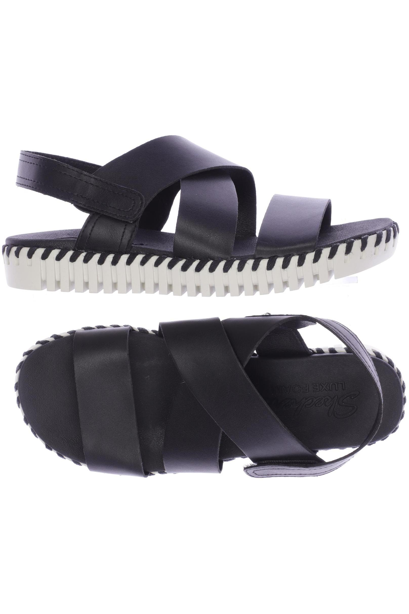

SKECHERS Damen Sandale, schwarz