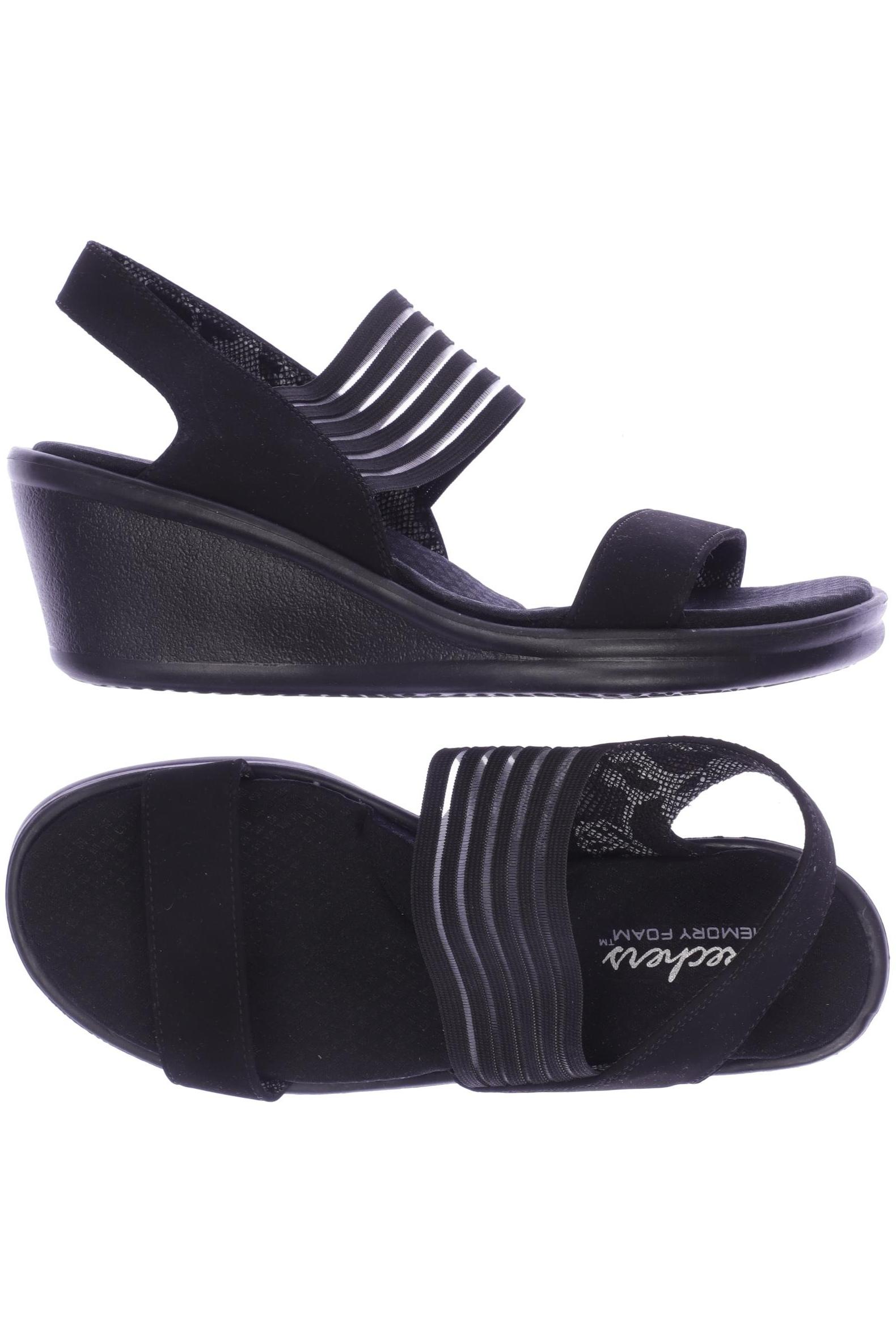 

Skechers Damen Sandale, schwarz, Gr. 10
