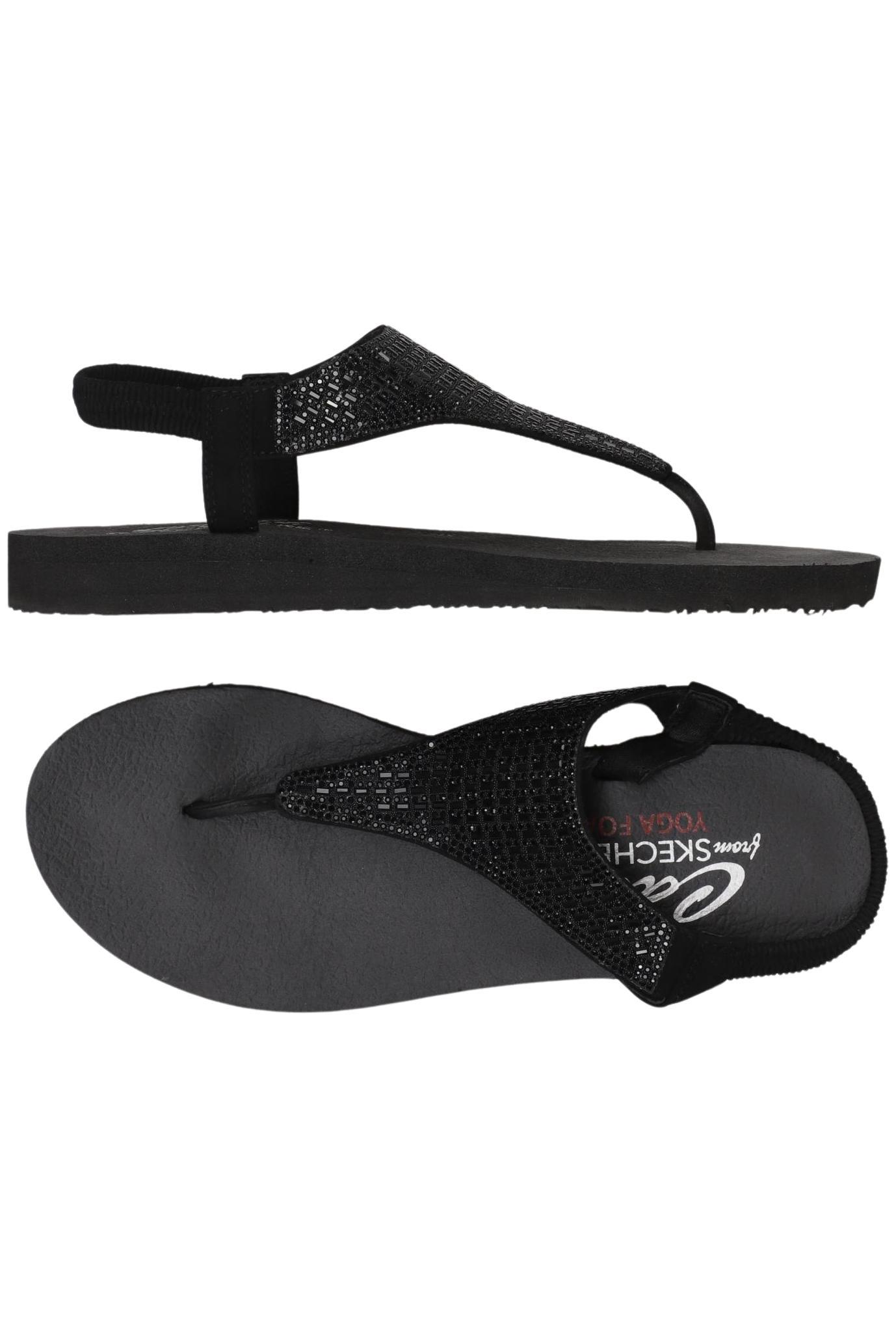 

Skechers Damen Sandale, schwarz, Gr. 39