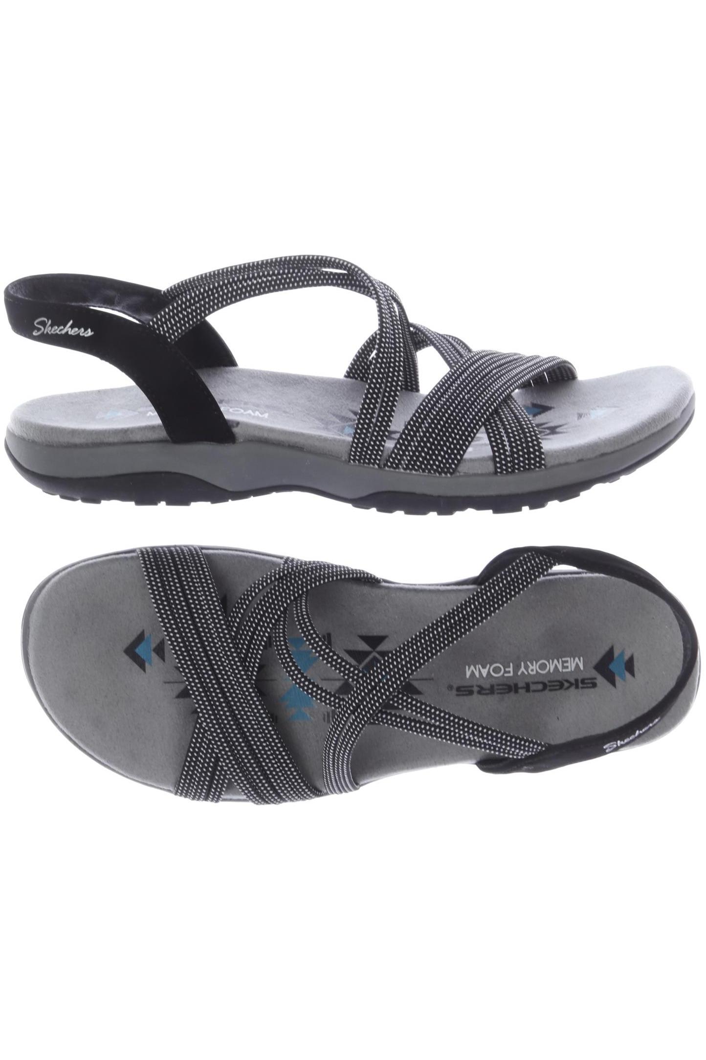 

Skechers Damen Sandale, schwarz, Gr. 38