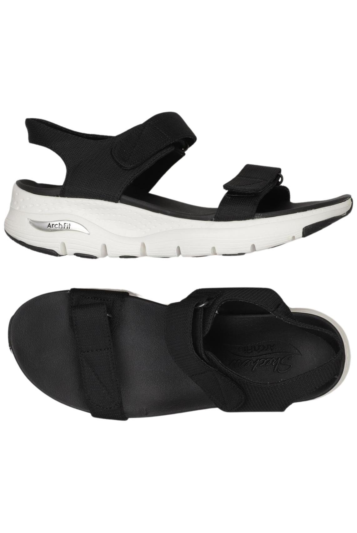 

Skechers Damen Sandale, schwarz, Gr. 38