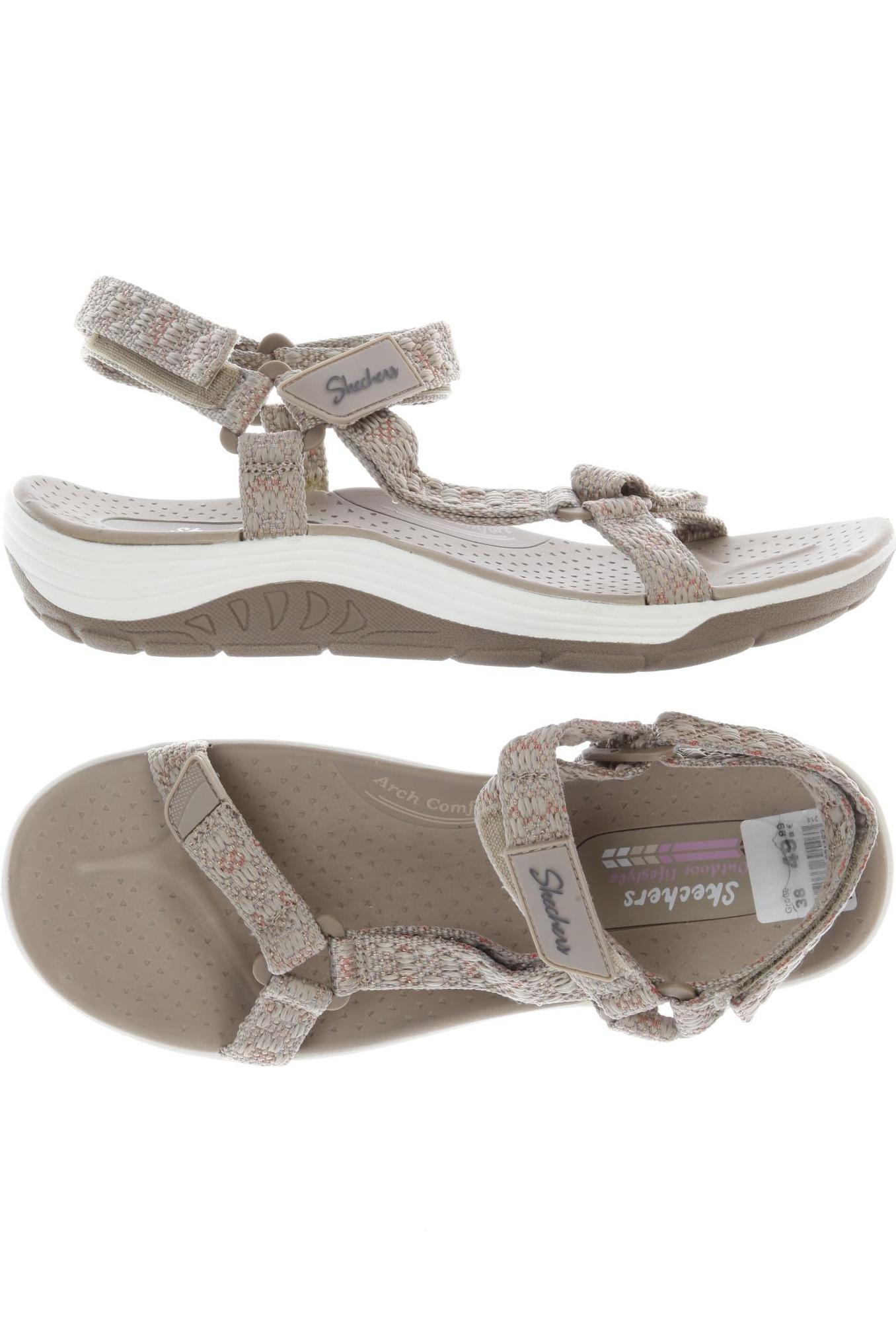 

Skechers Damen Sandale, braun, Gr. 38
