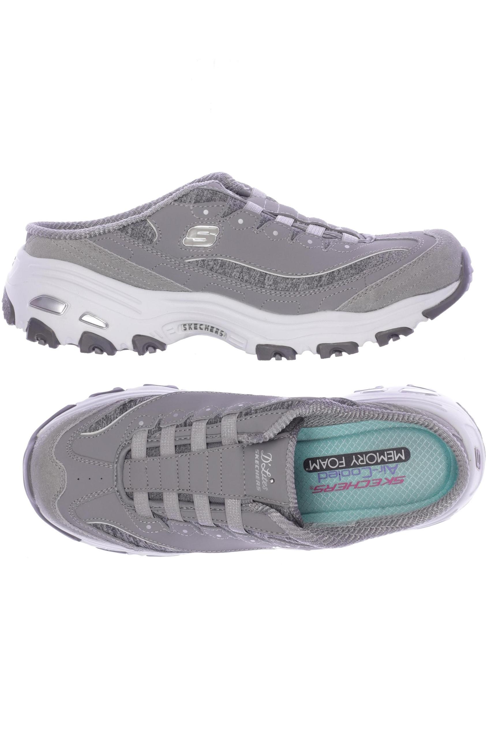 

Skechers Damen Sandale, grau, Gr. 40