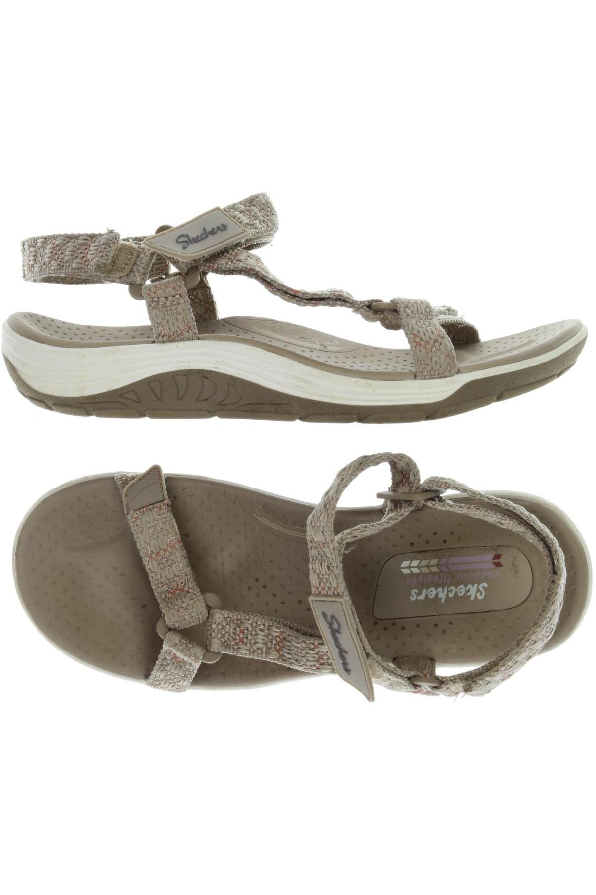 

Skechers Damen Sandale, beige, Gr. 36