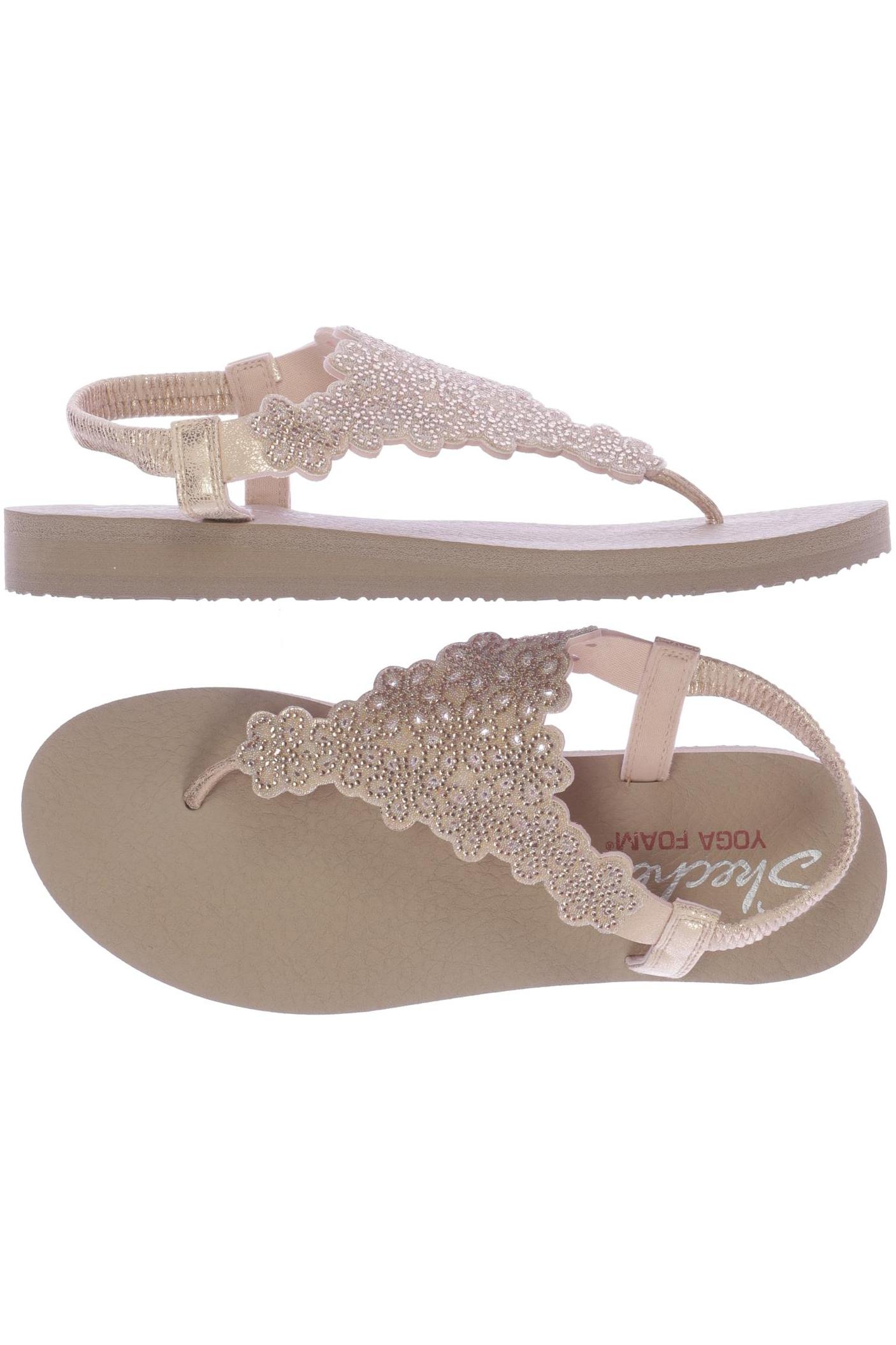 

Skechers Damen Sandale, beige, Gr. 41