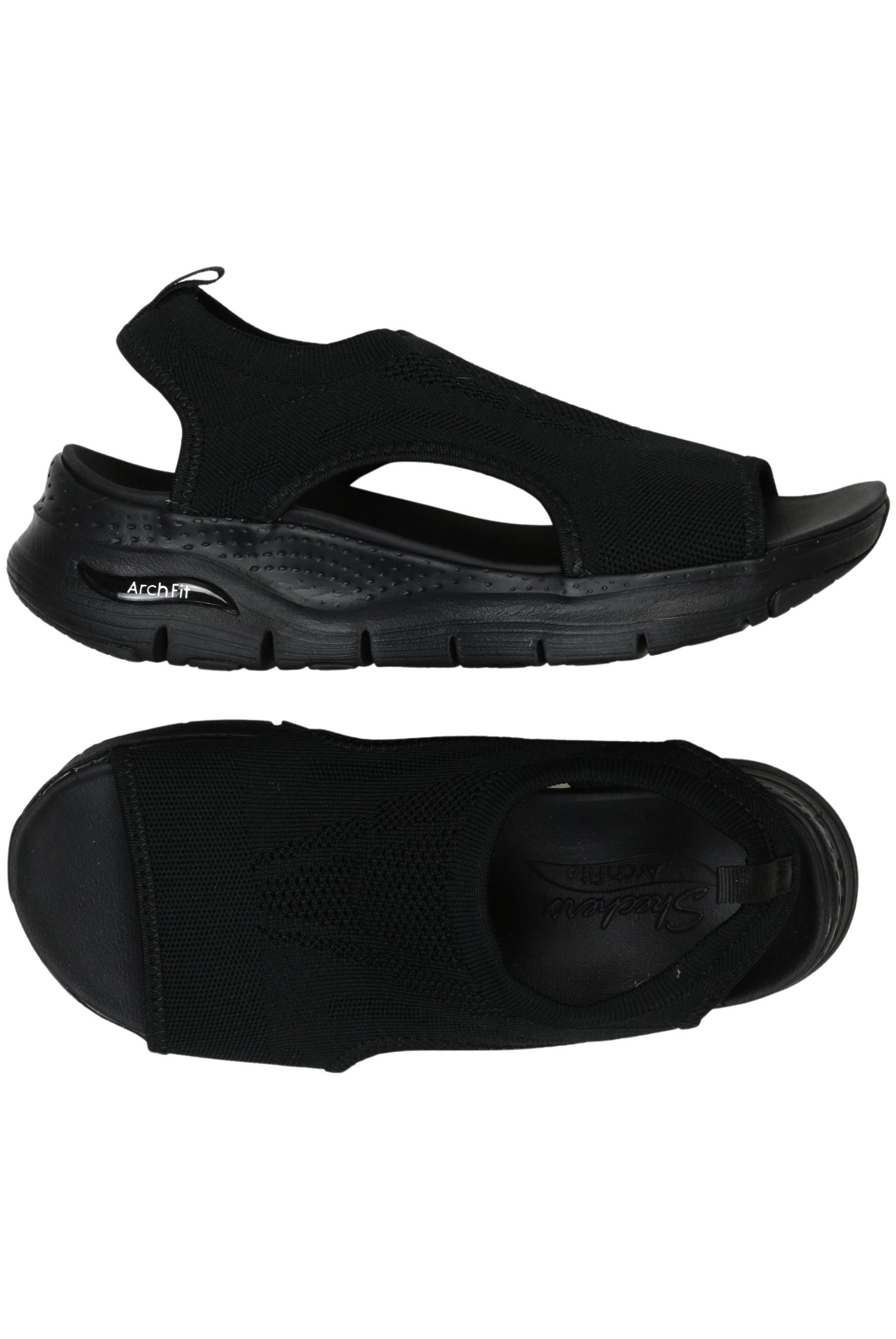 

Skechers Damen Sandale, schwarz, Gr. 37