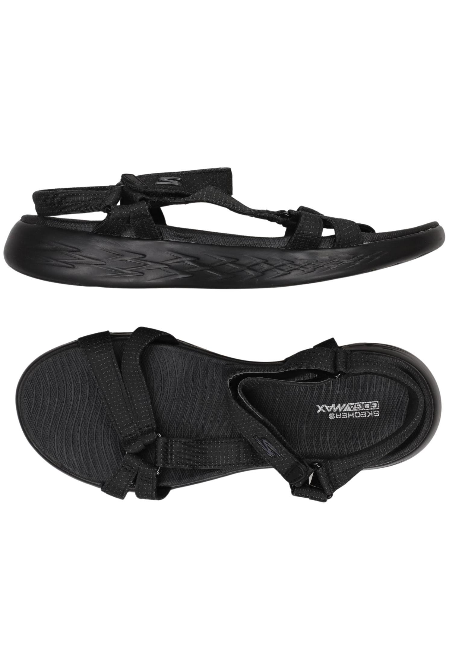 

Skechers Damen Sandale, schwarz, Gr. 39