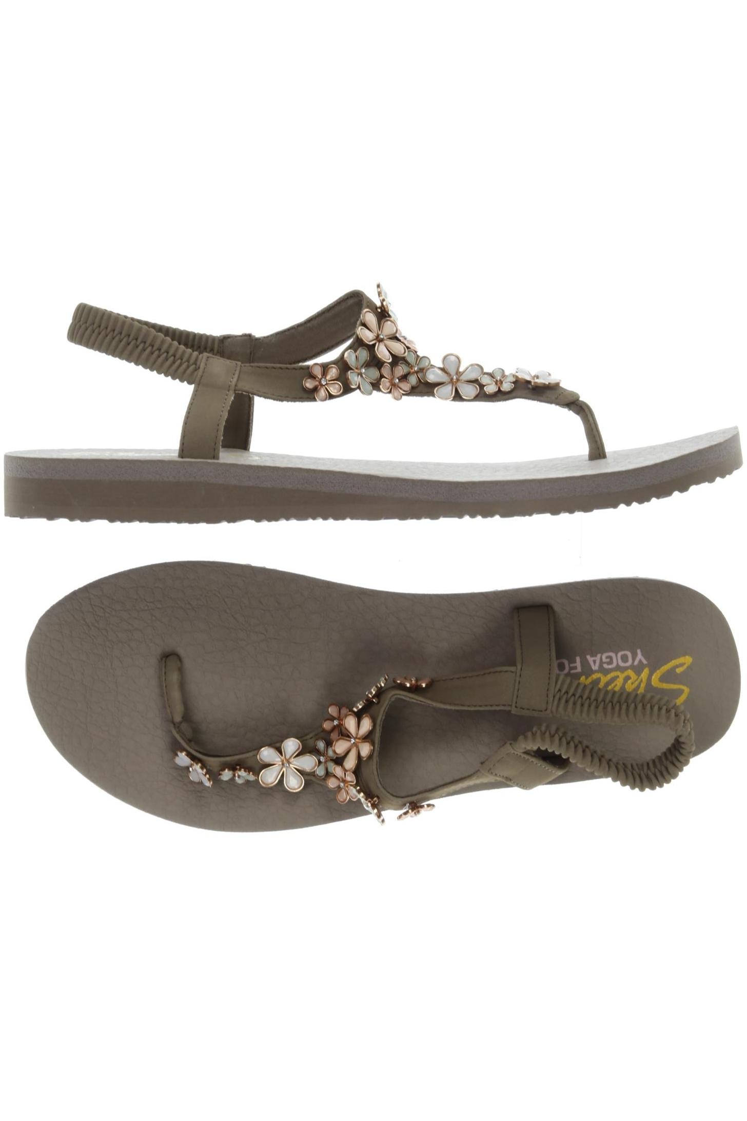 

Skechers Damen Sandale, braun, Gr. 41