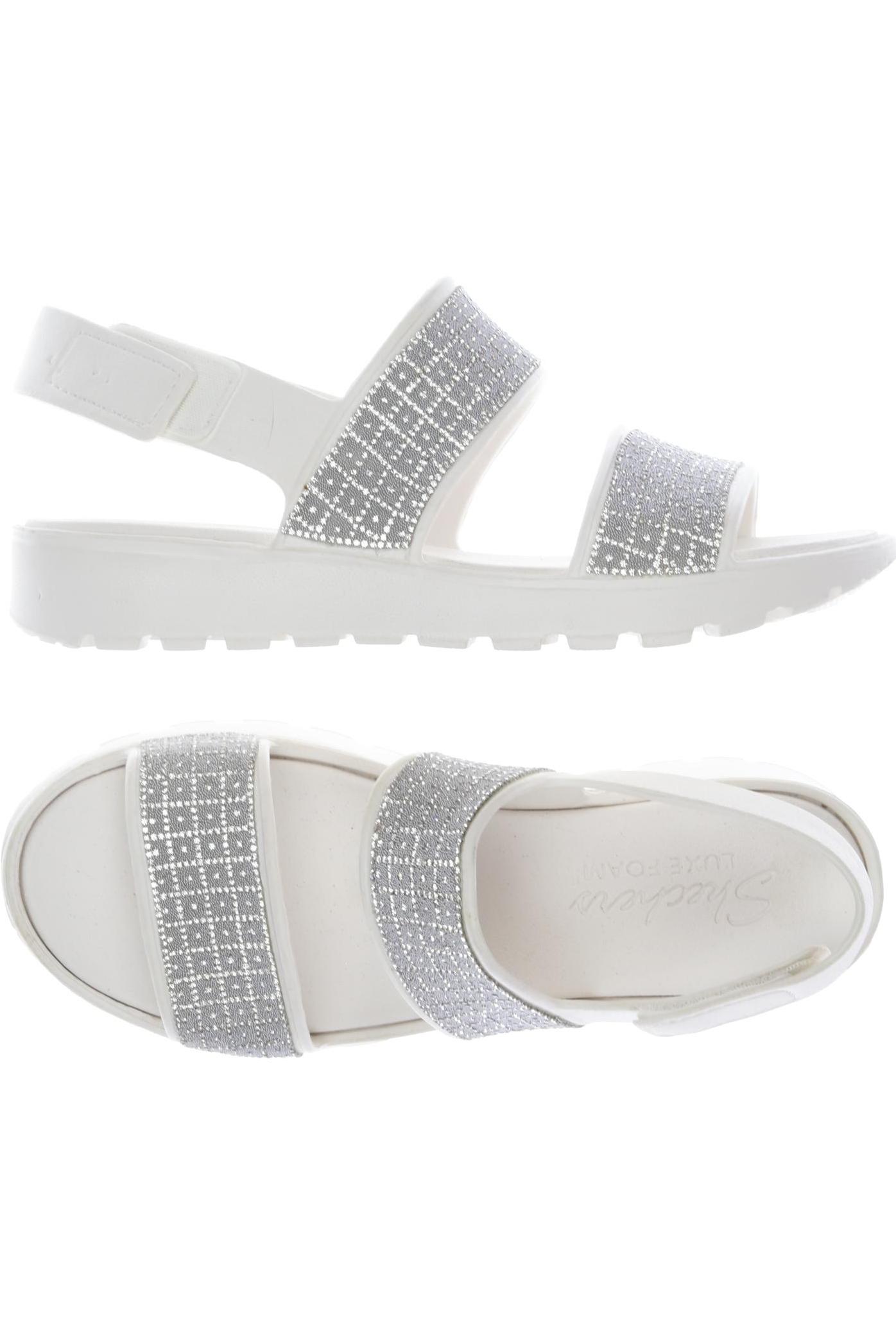 

Skechers Damen Sandale, silber, Gr. 9
