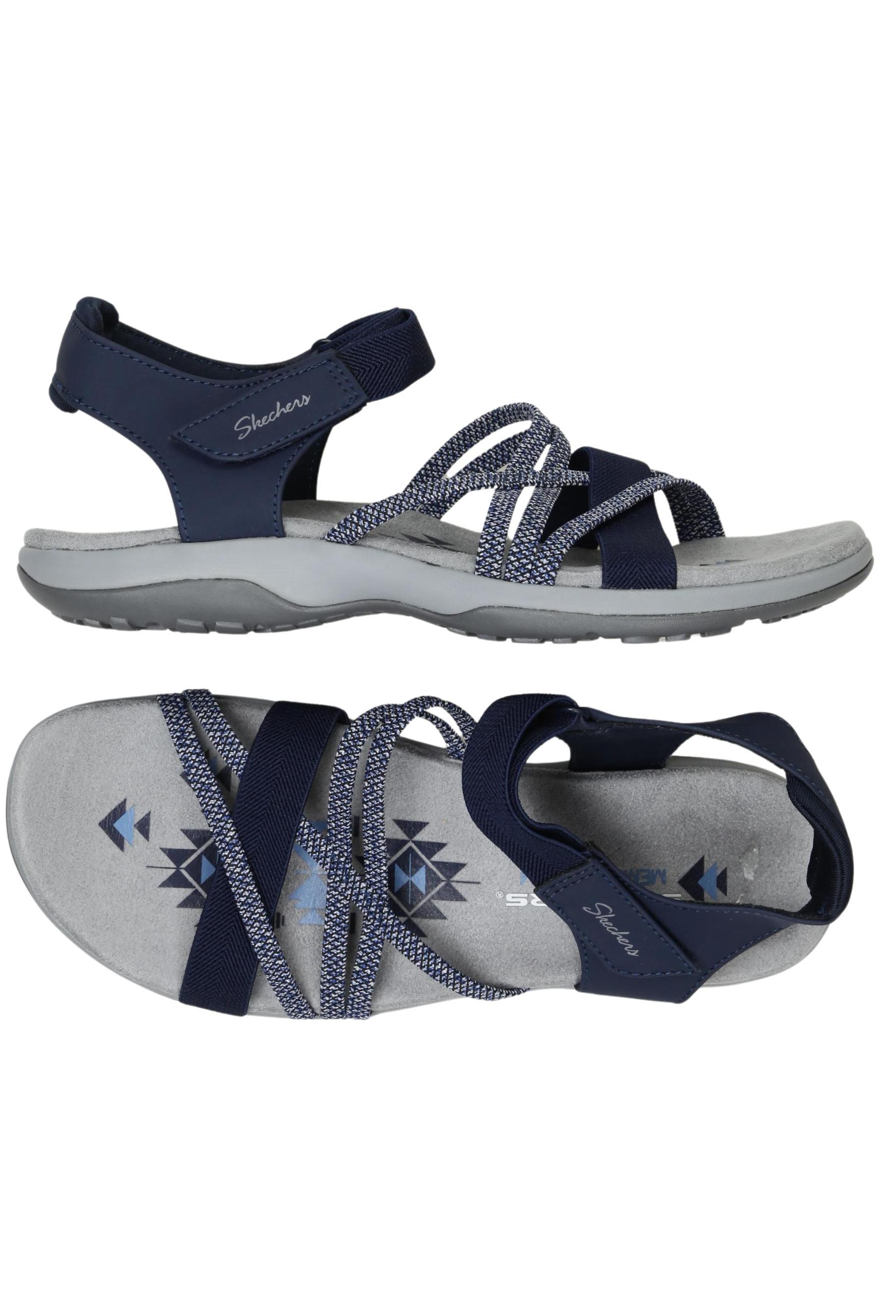

Skechers Damen Sandale, marineblau, Gr. 37