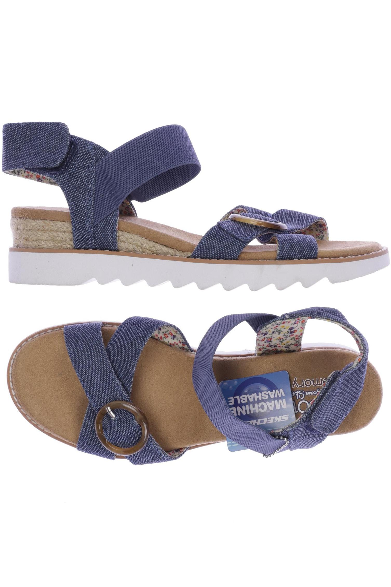 

Skechers Damen Sandale, blau, Gr. 39