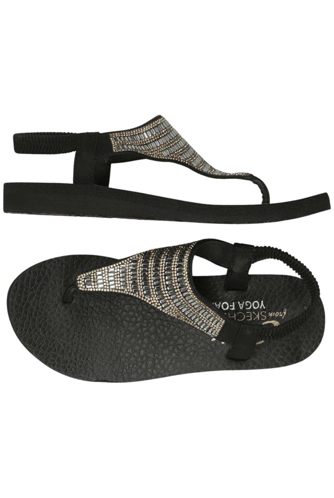 

Skechers Damen Sandale, schwarz, Gr. 37