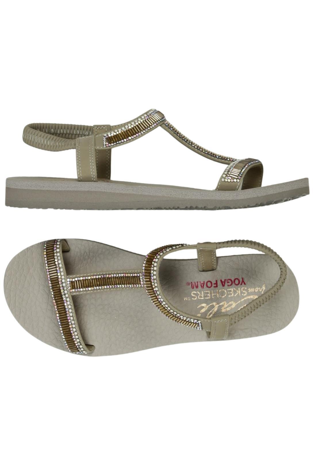 

Skechers Damen Sandale, beige, Gr. 39