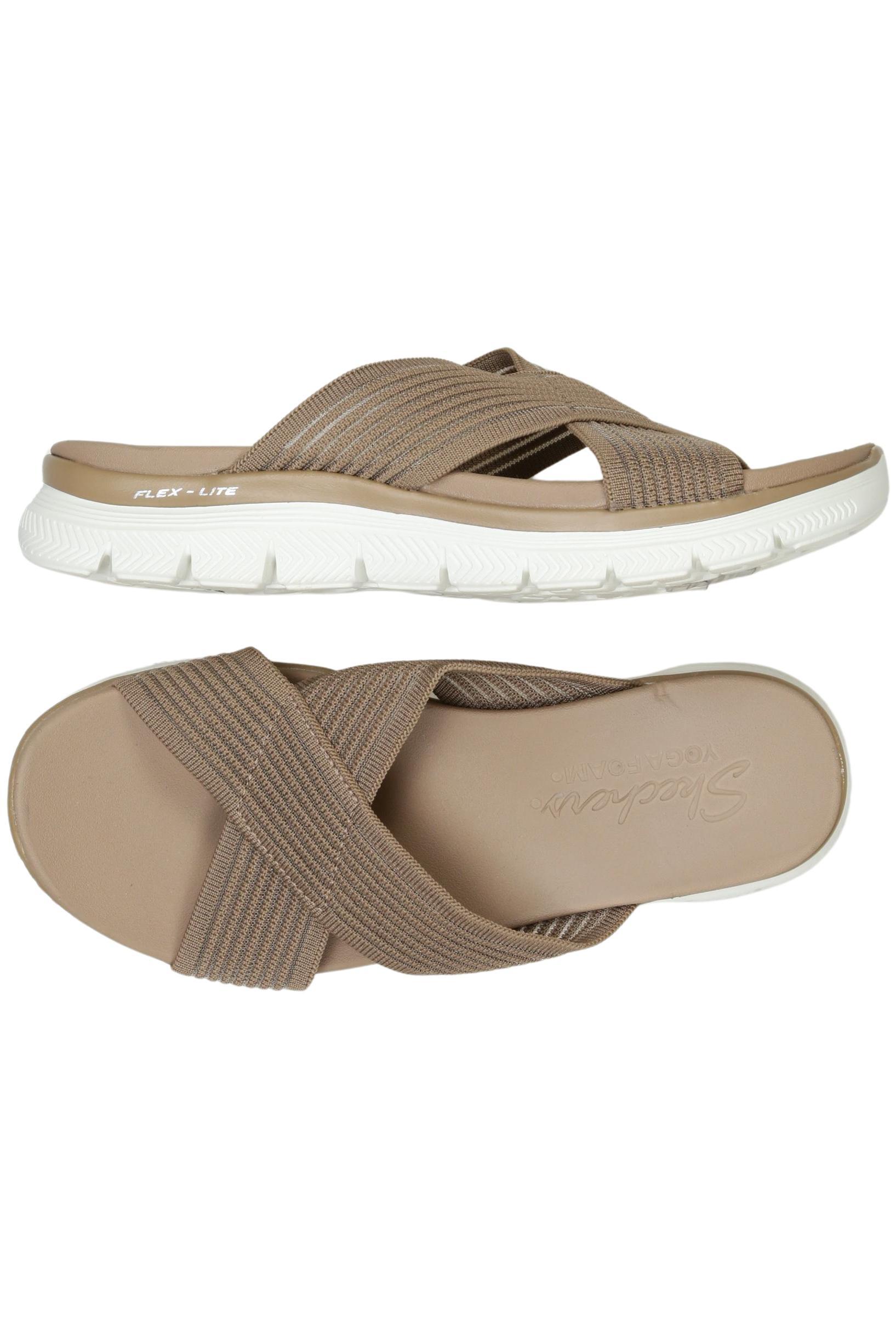 

Skechers Damen Sandale, braun, Gr. 37