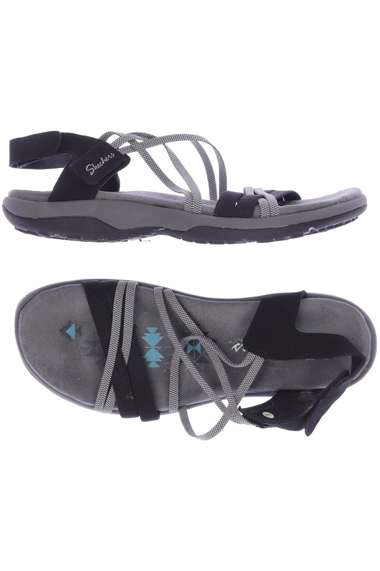 

Skechers Damen Sandale, schwarz, Gr. 7