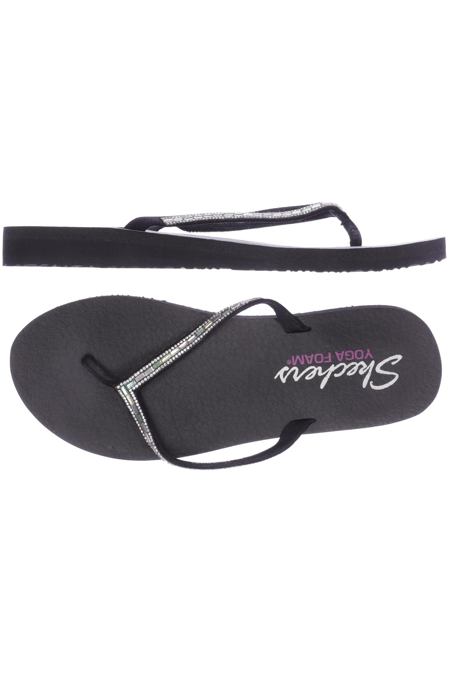 

SKECHERS Damen Sandale, schwarz