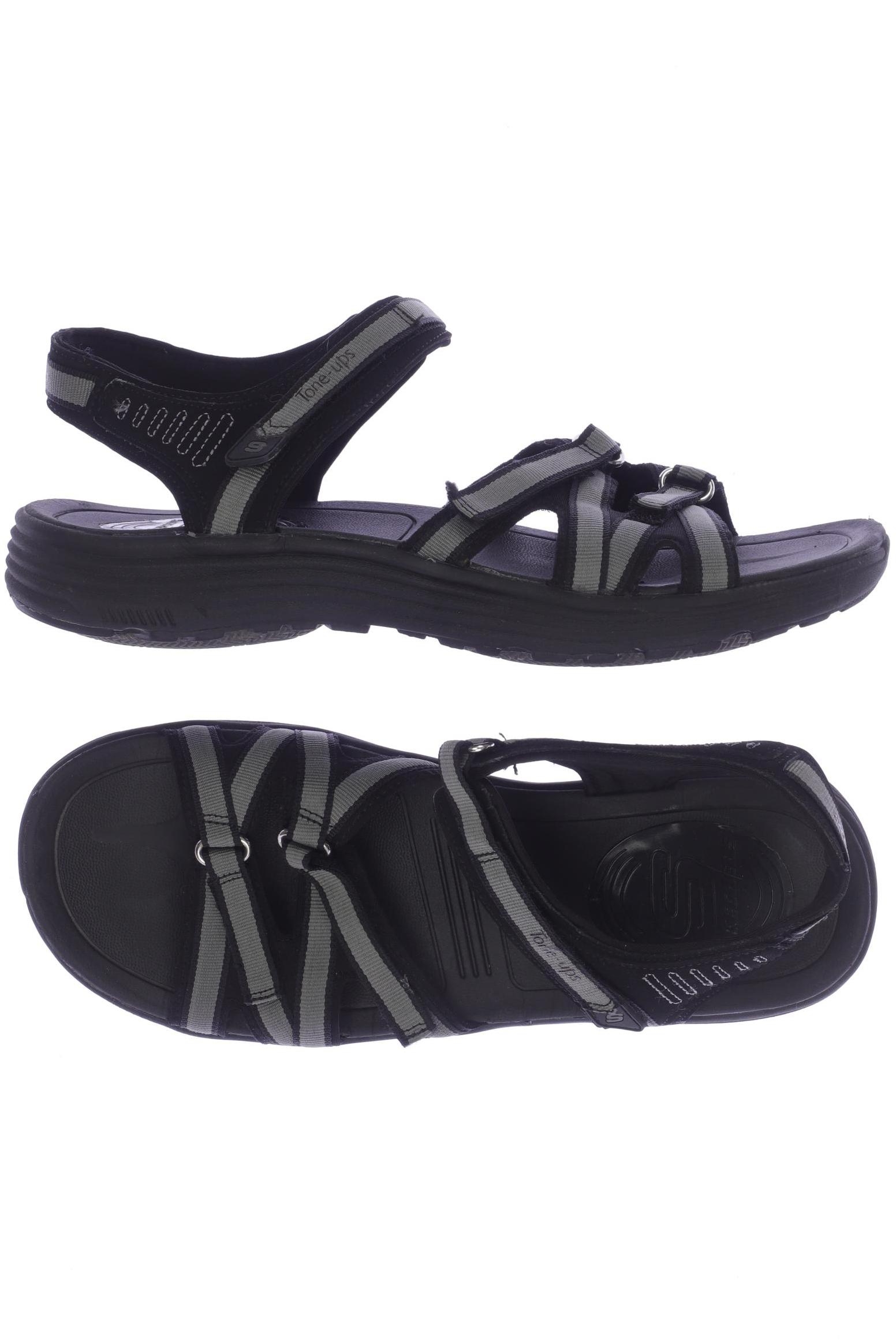 

SKECHERS Damen Sandale, schwarz