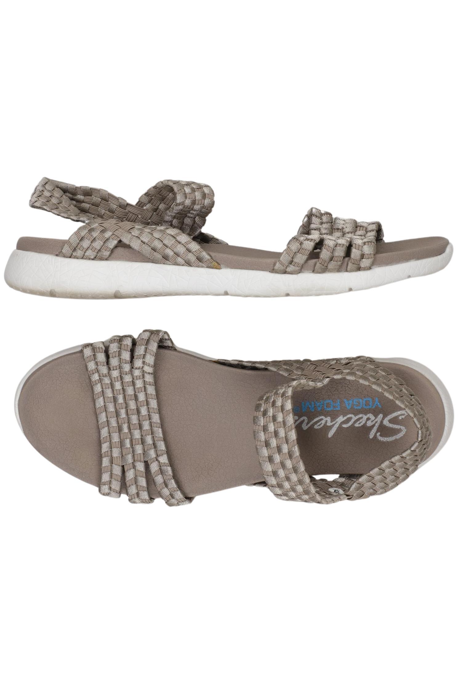

Skechers Damen Sandale, grau, Gr. 9
