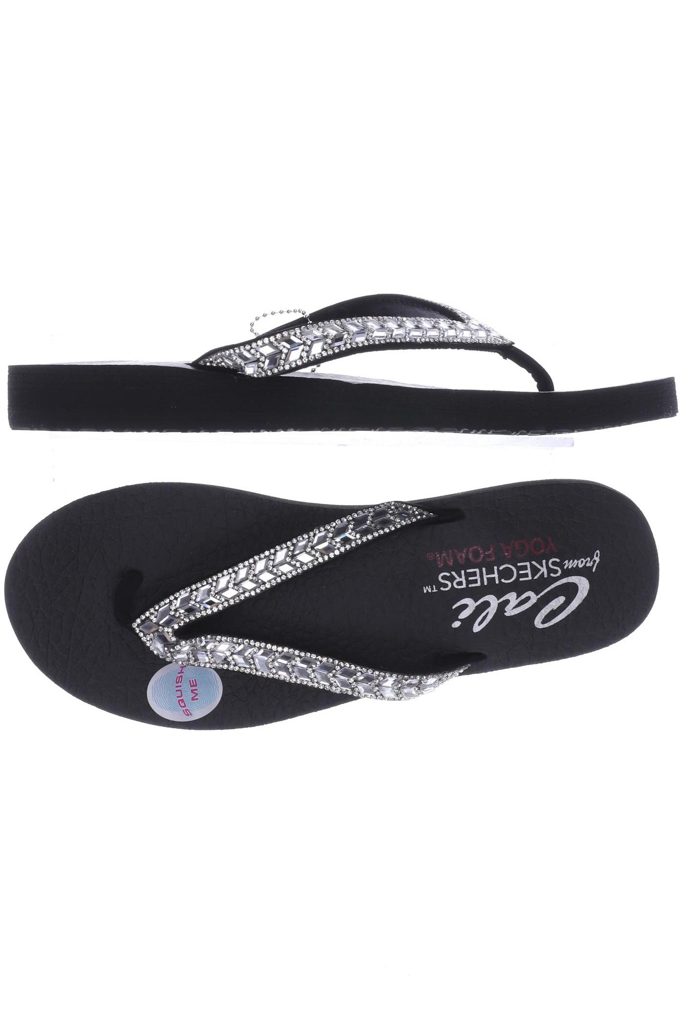 

Skechers Damen Sandale, silber, Gr. 38