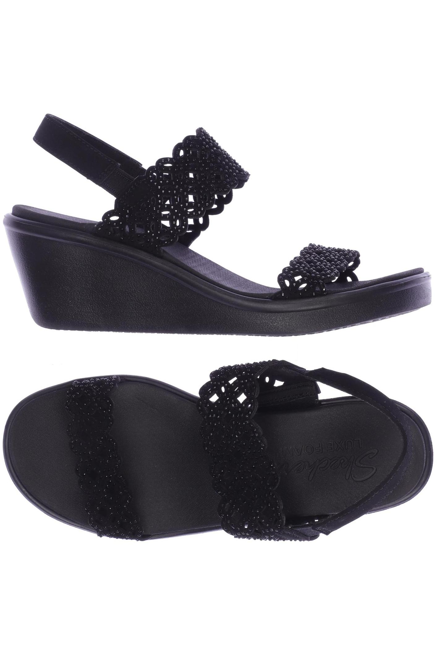 

Skechers Damen Sandale, schwarz, Gr. 37