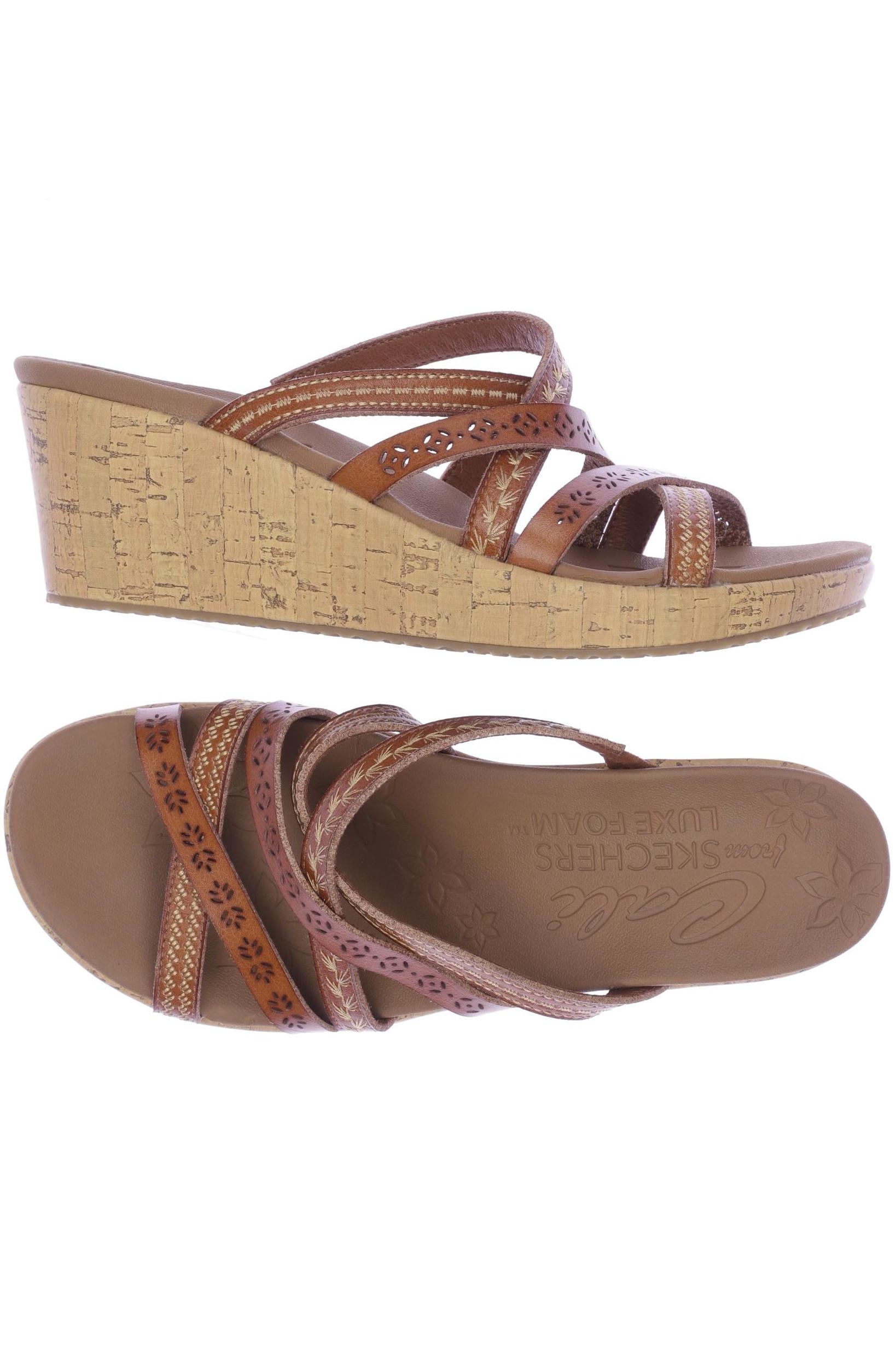 

Skechers Damen Sandale, braun, Gr. 39.5