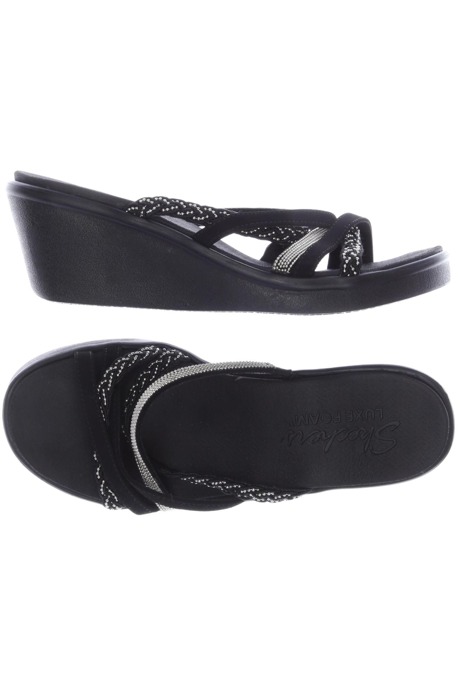 

Skechers Damen Sandale, schwarz, Gr. 39