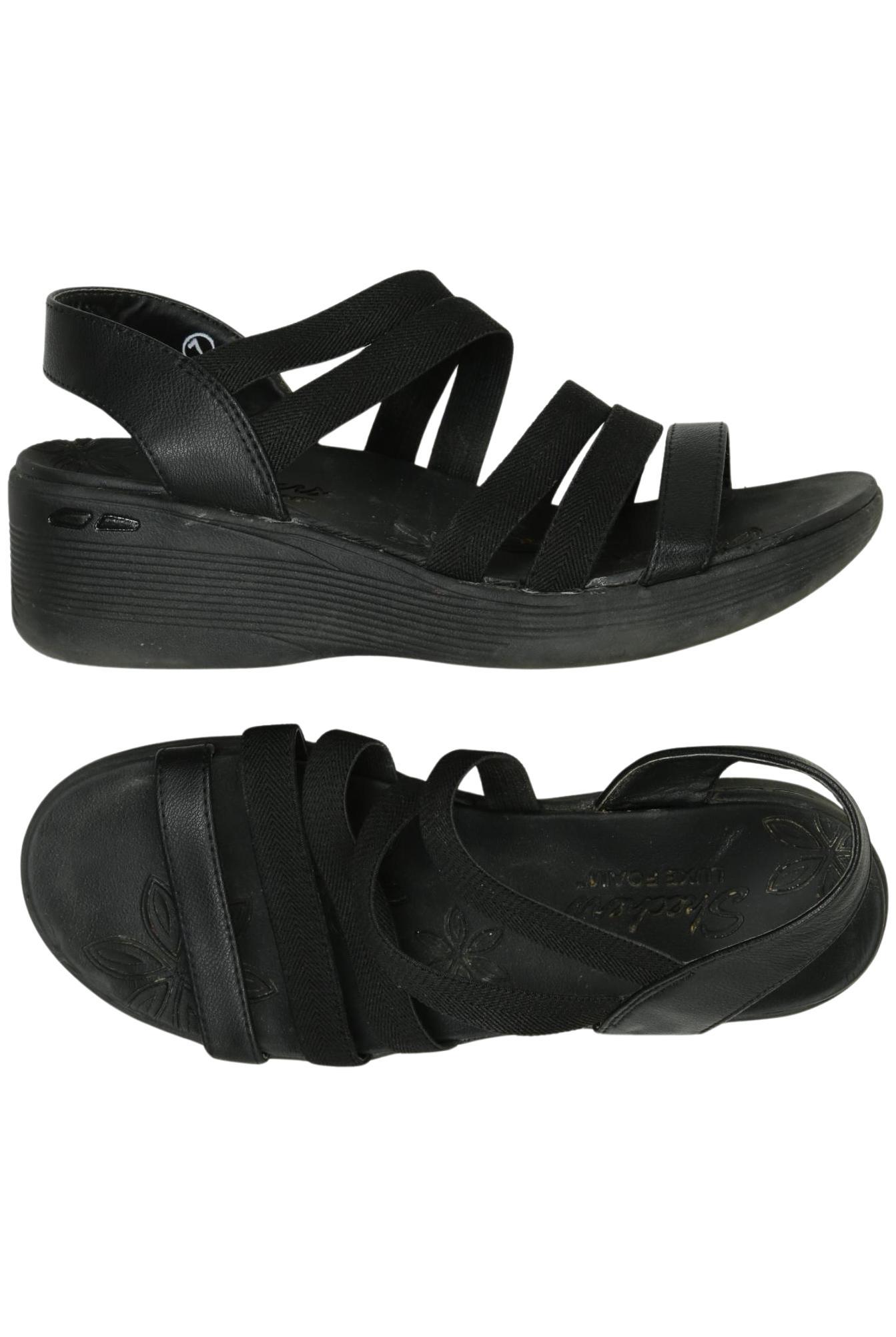 

Skechers Damen Sandale, schwarz, Gr. 7