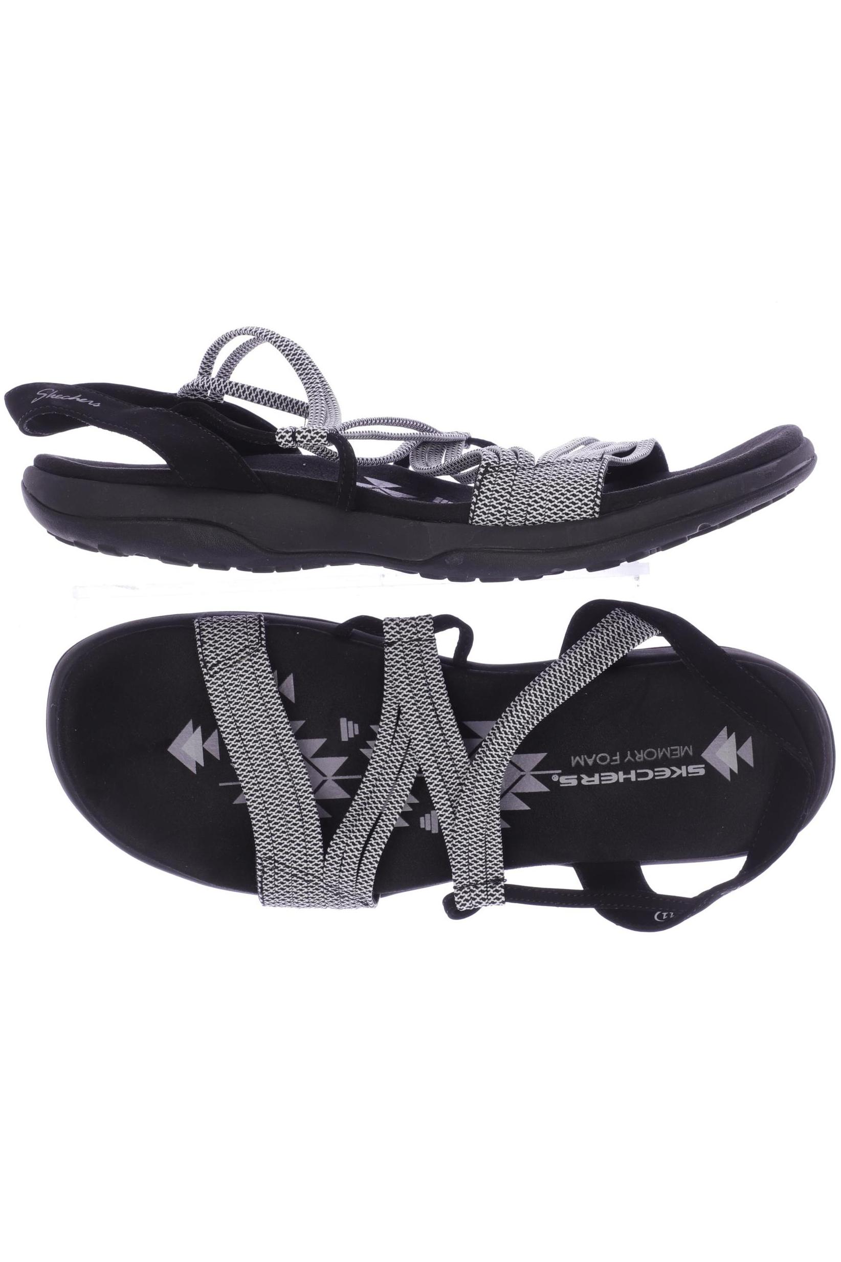 

SKECHERS Damen Sandale, grau