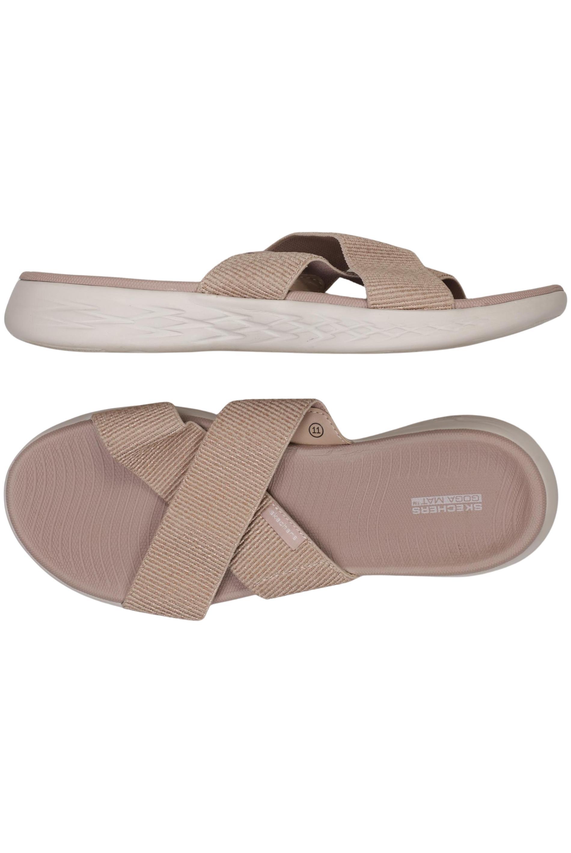 

Skechers Damen Sandale, beige, Gr. 42